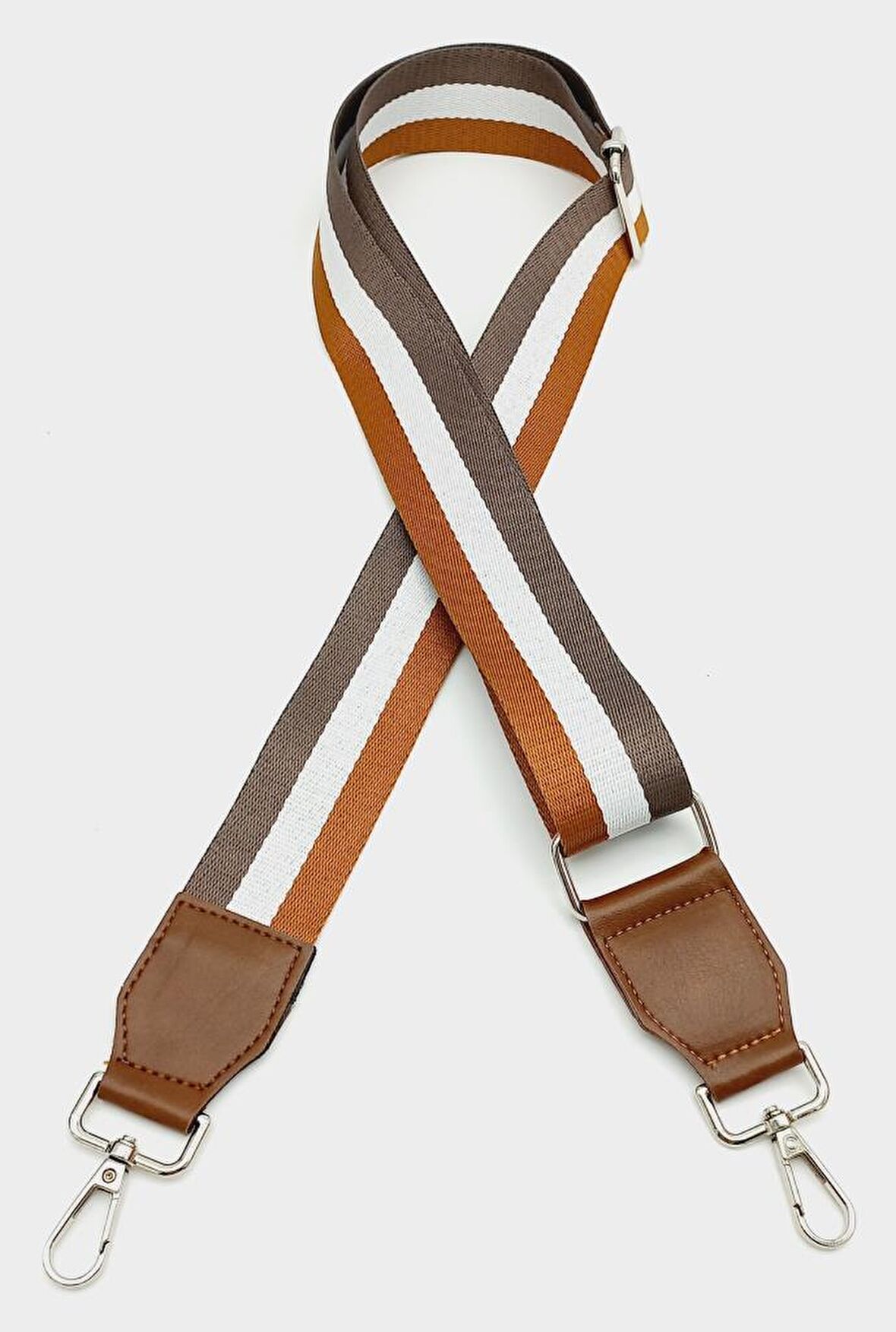 Suni Derili Polyester Kolon 120X4 Cm No:7 Gümüş Metalli