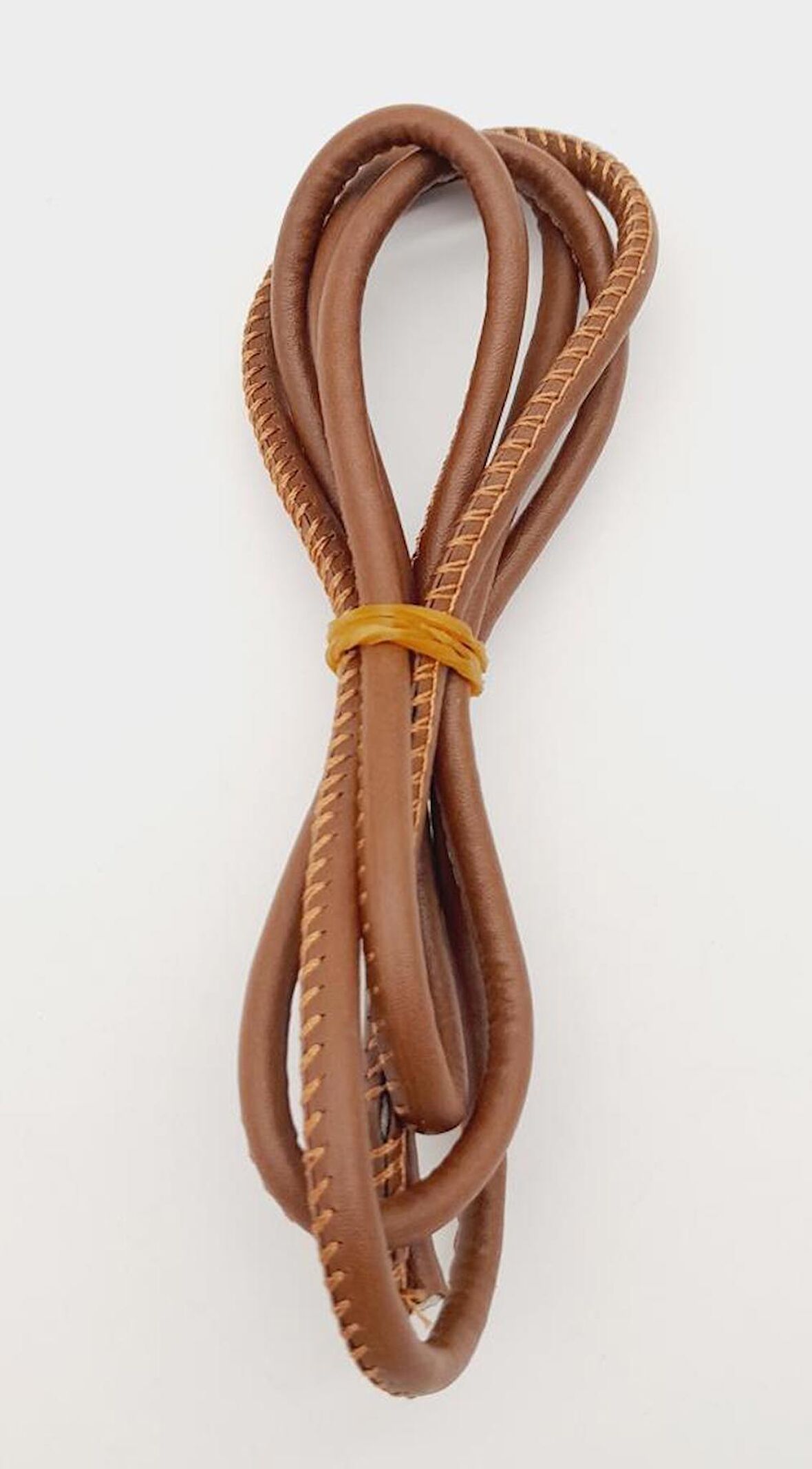 5 Mm Taba Renk Suni Deri İp 1 metre