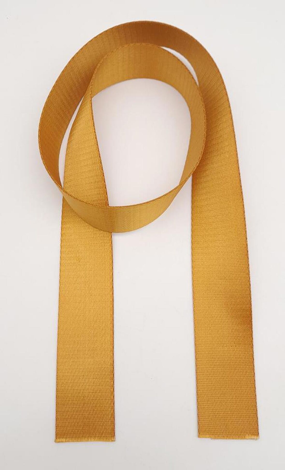 4 Cm Hardal Renk Polyester Kolon 1 Metre