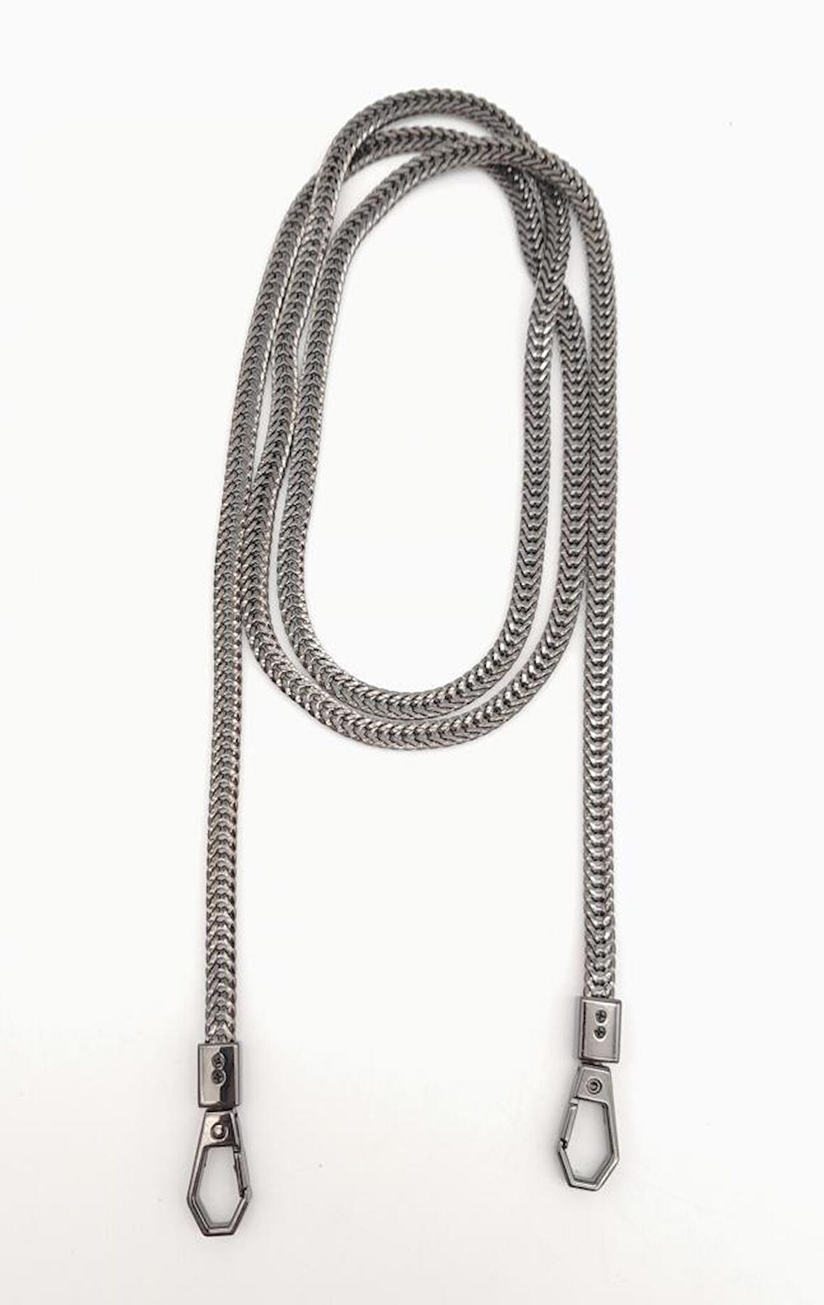 125 cm Füme Renk Kancalı Çanta Zinciri