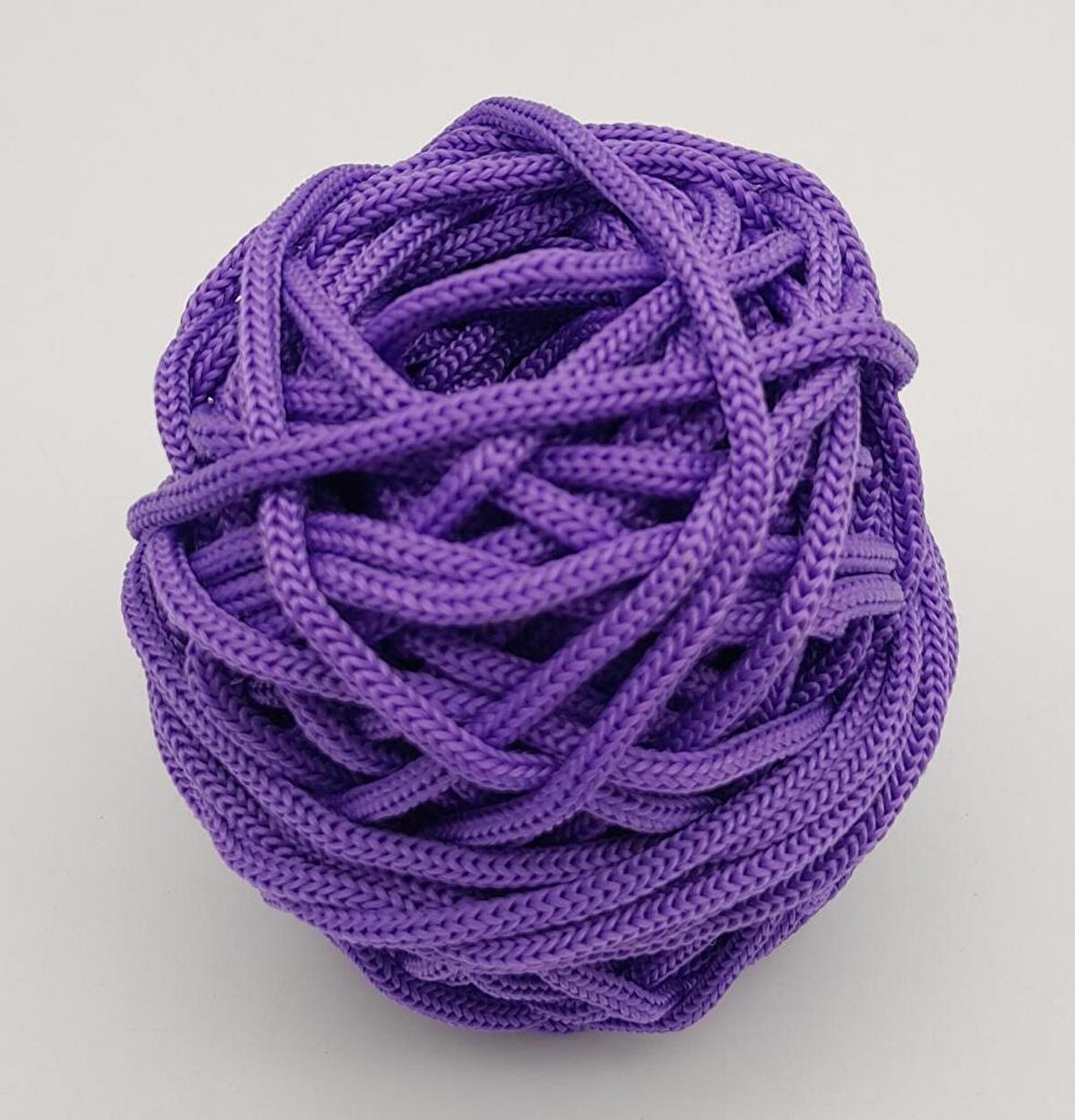 5 mm Lila Renk Polyester Makrome