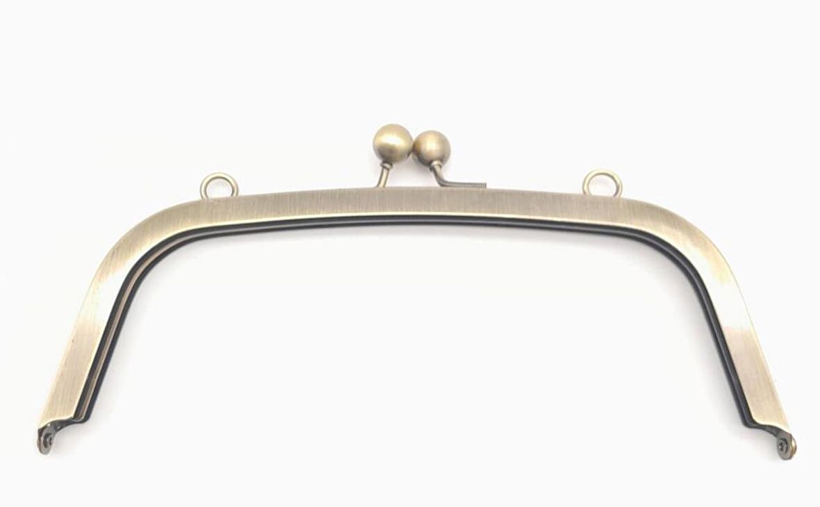 21.5 Cm Antik Oval Köşe Çanta Klipsi Çanta Bursu