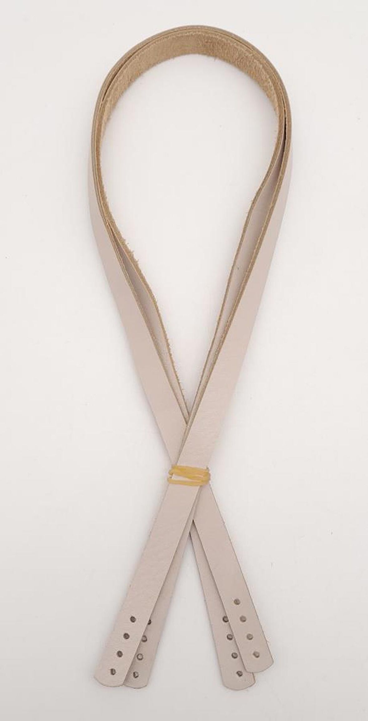 Gerçek Deri 70X1.2 Cm Bej Renk Çanta Sapı