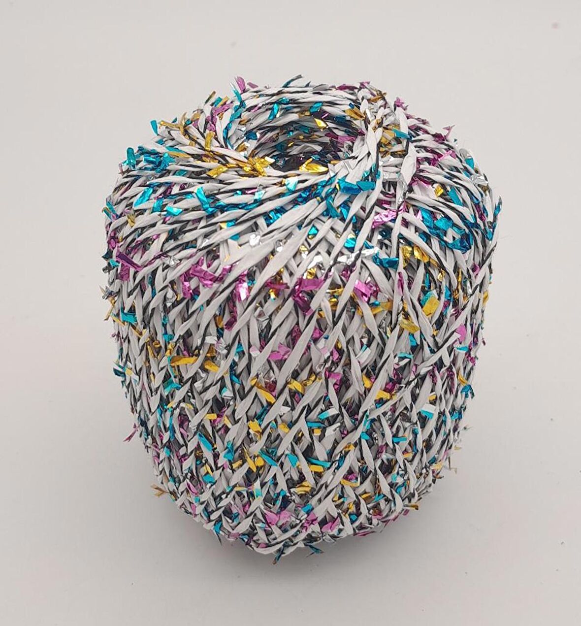 Confetti Kağıt İp Beyaz Renkli