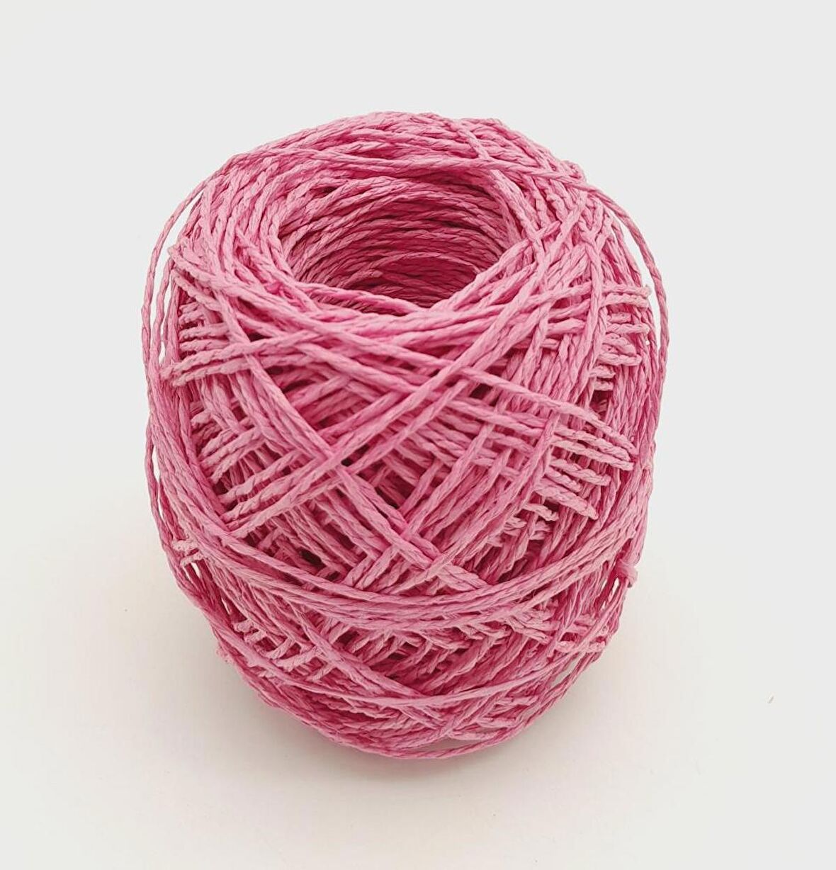 Koyu Pembe Renk 50 Gr Sarılmış Kağıt İp