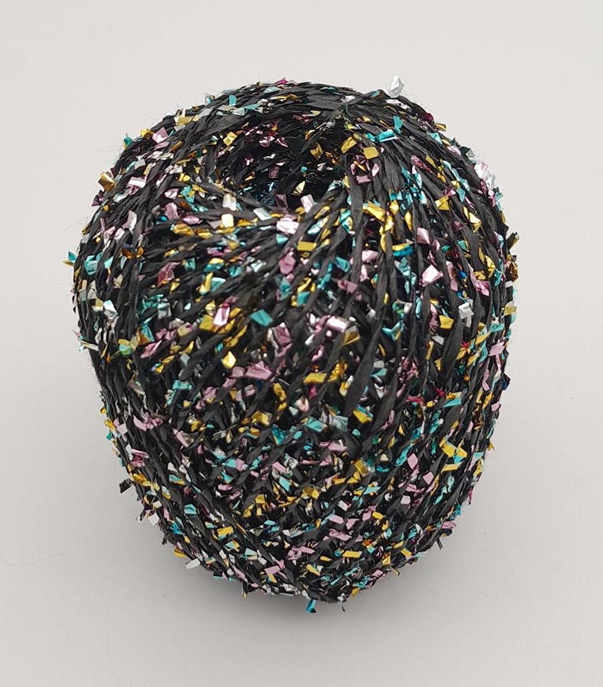 Confetti Kağıt İp Siyah Renkli