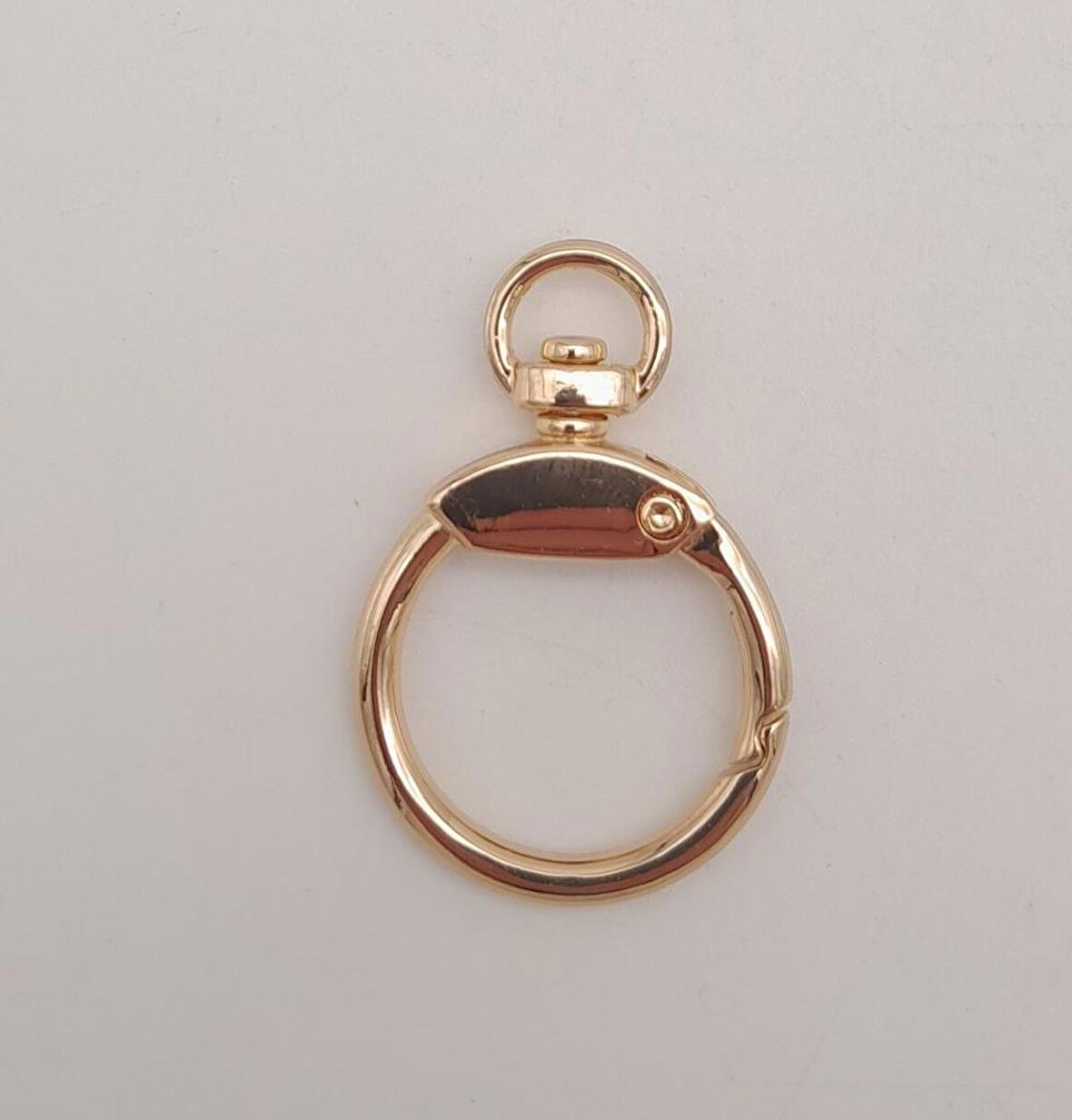 Gövdeli Relaks Yaylı Halka Light Gold Renk