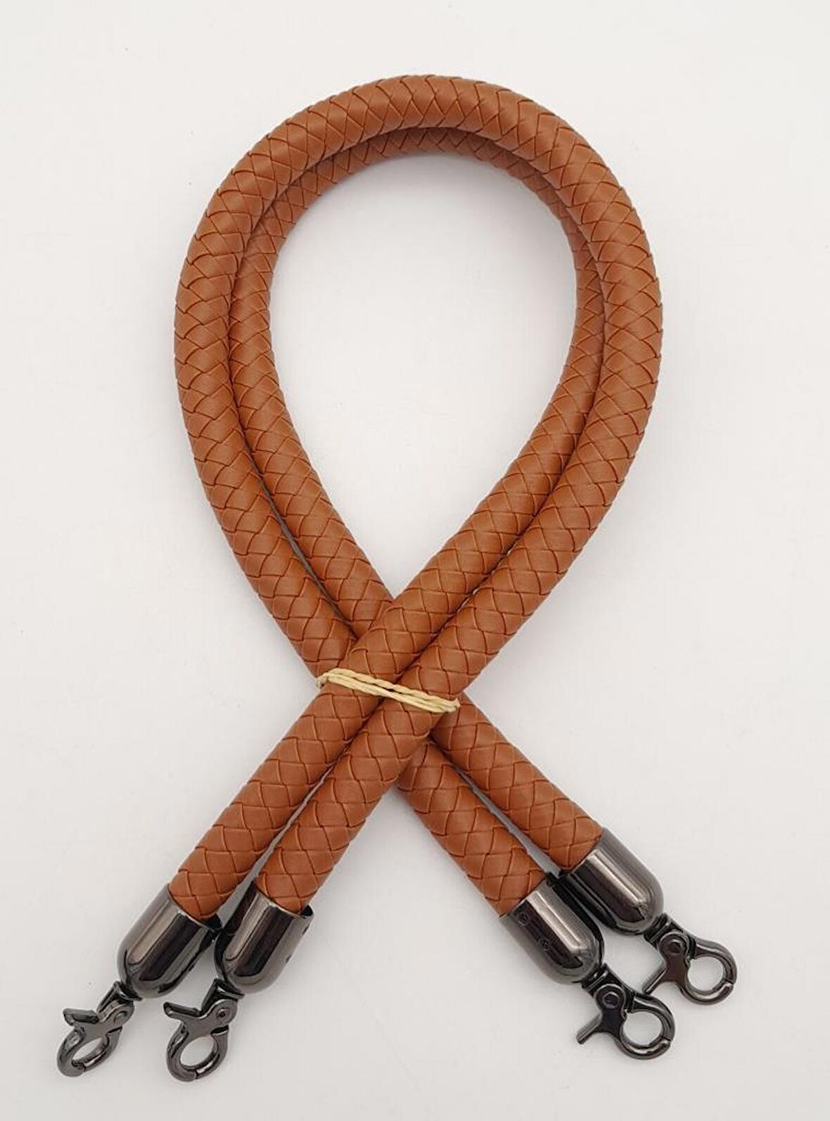 Taba Örme Çanta Sapı Füme Metal