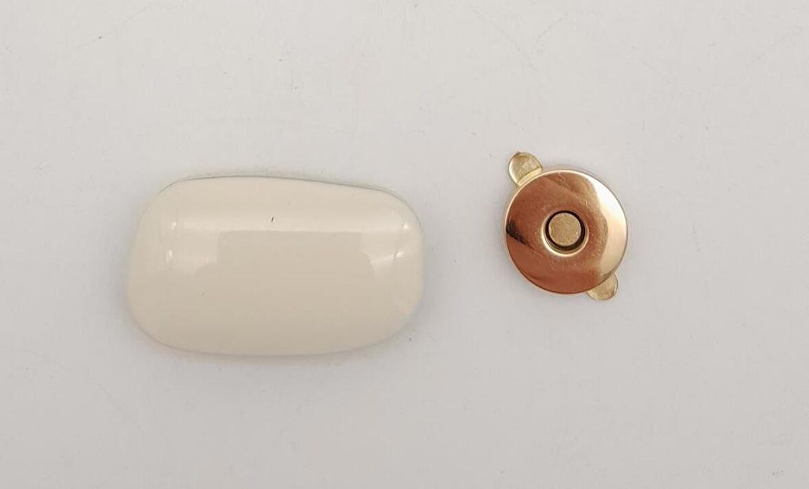 Krem Renkli Light Gold Mıknatıslı Kilit