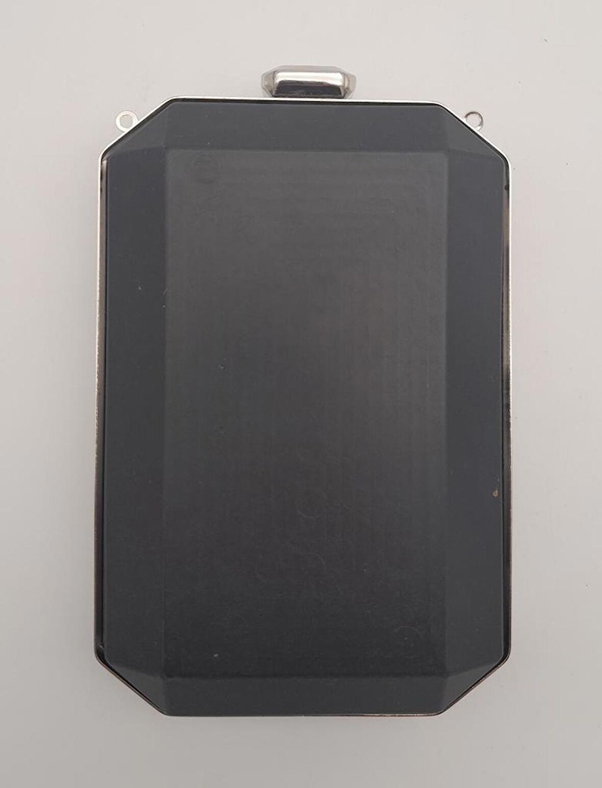 Abiye Çanta Kalıbı Dik Model Gümüş Metalli