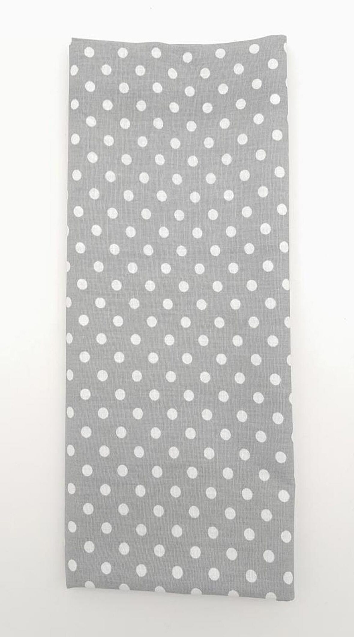 120x50 cm Gri Renk Küçük Puantiyeli Pamuklu Astarlık Kumaş No:23