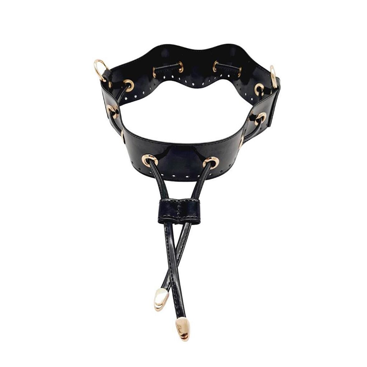 Rugan Deri Torba Çanta Aparatı Siyah Renk