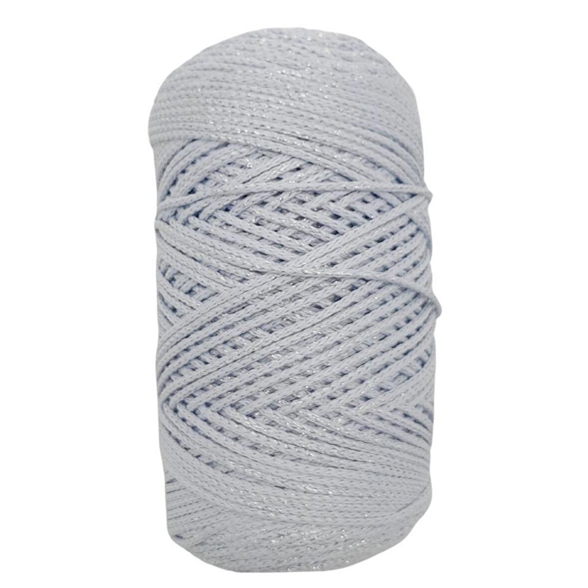 Simli Polyester Makrome Bebe Mavi Renk 200 gr