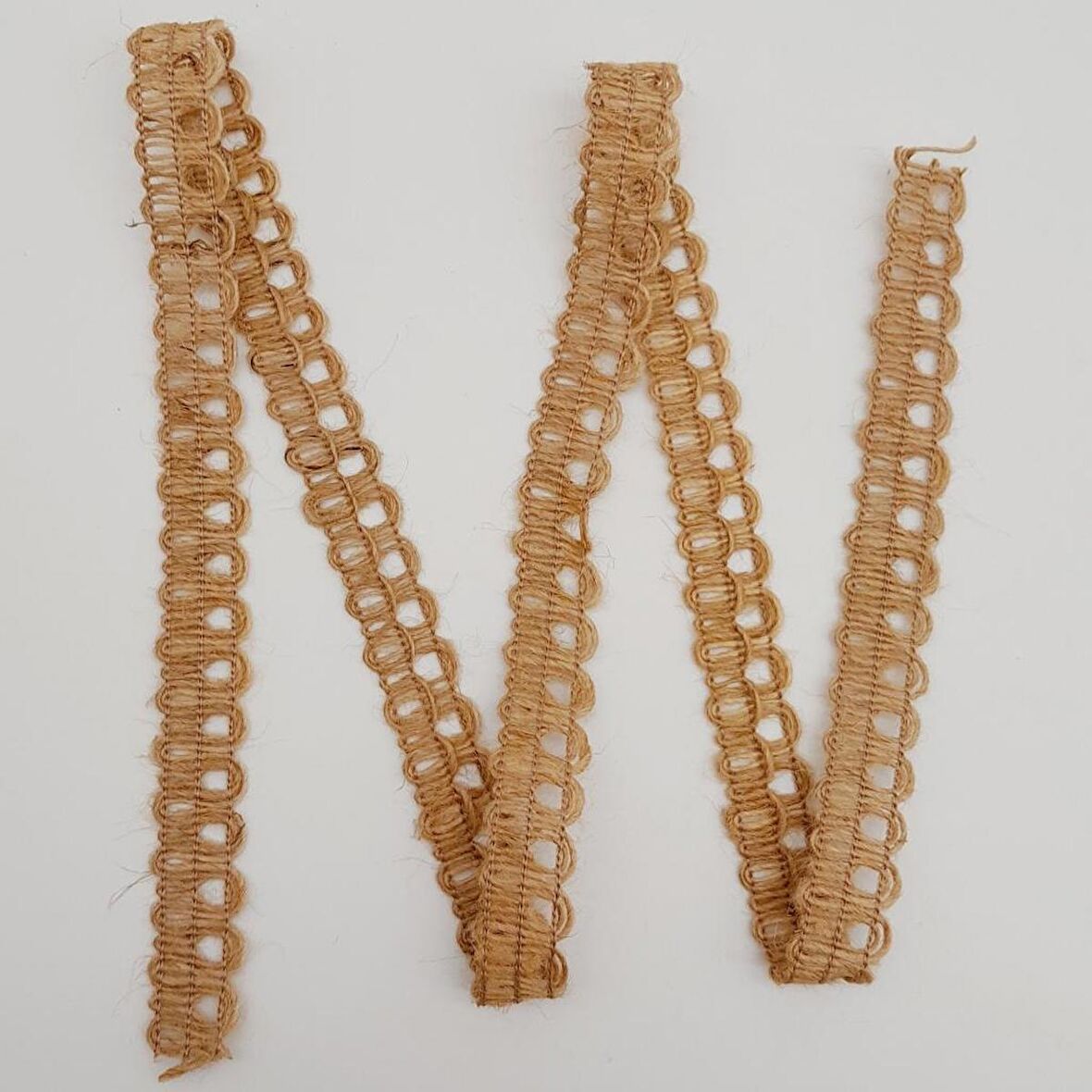 2 cm Jüt Şerit Süs 1 metre No:19