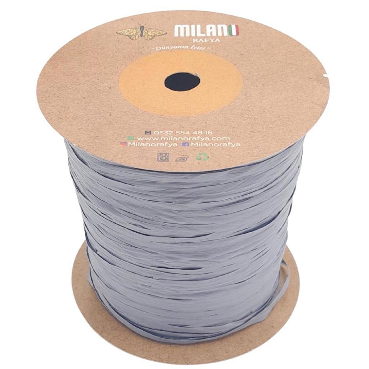 Milano Rafya Denim Mavi Renk 100 gr