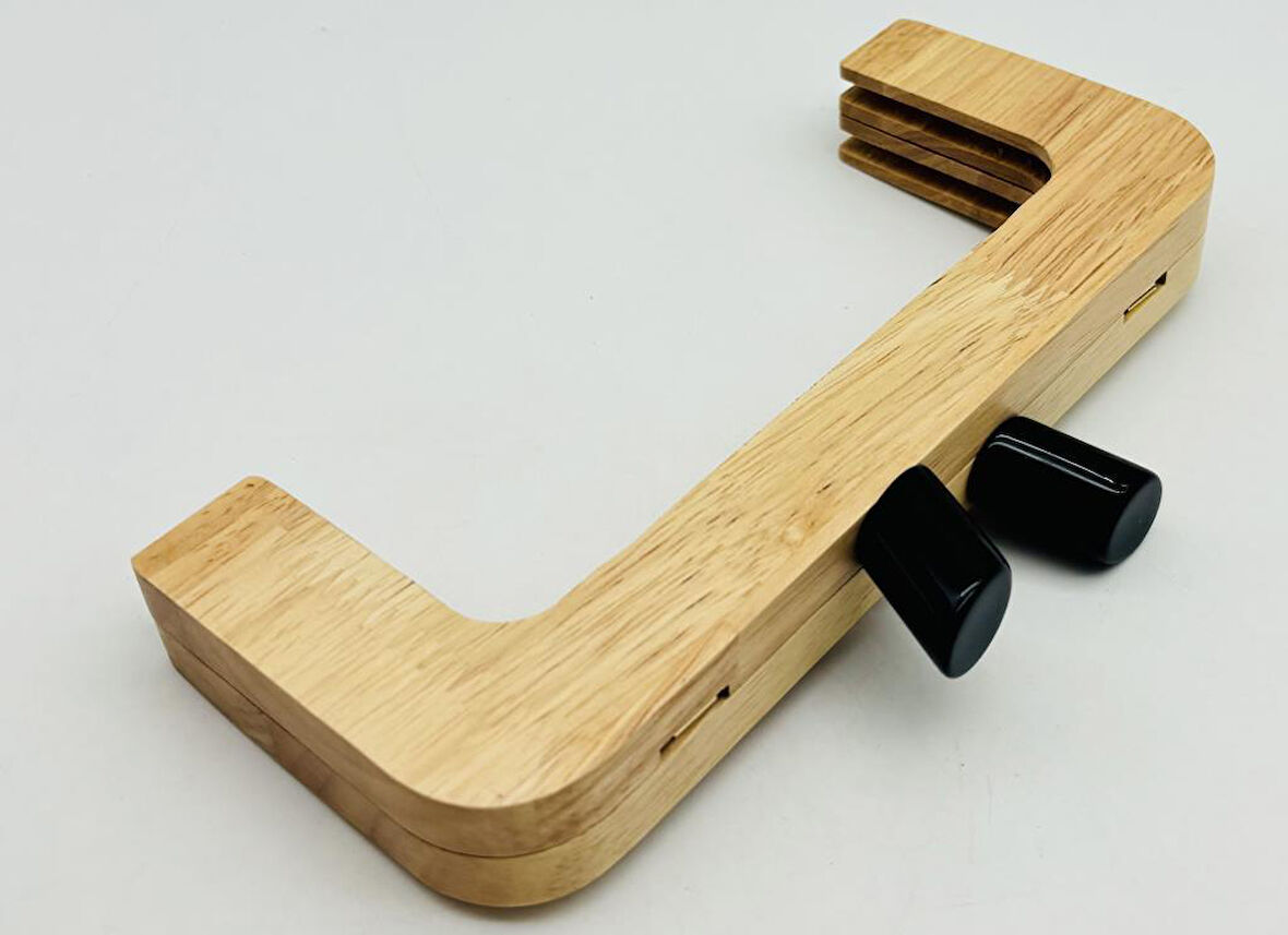 20 Cm Siyah Renk Silindir Başlıklı Ahşap Burs