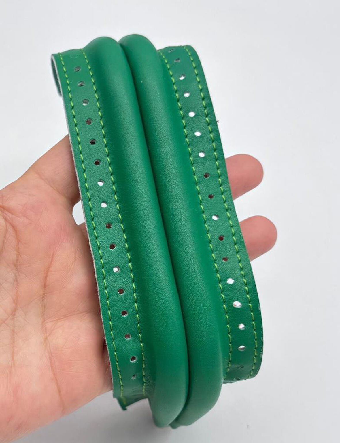 Angel Çanta Aksesuar 16 cm Suni Derili Yeşil  Renk Gizli Çanta Bursu 