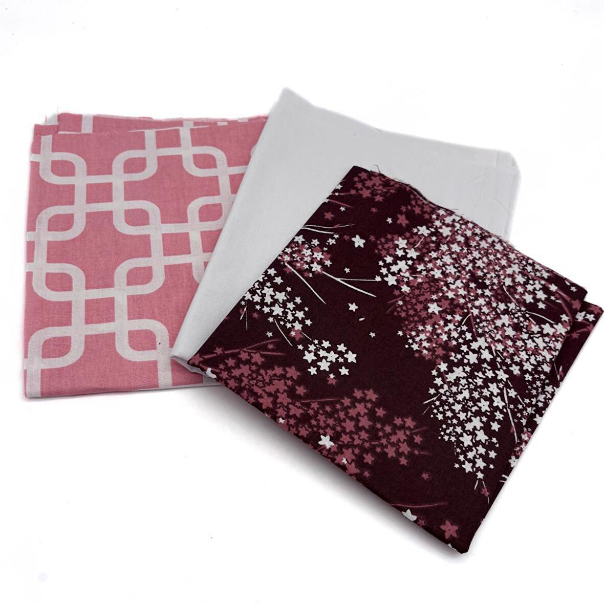 Angel Çanta Aksesuar 60x35 cm Pamuklu Astarlık Kumaş, Patchwork Kumaş, Hobilik Kumaş Set:14