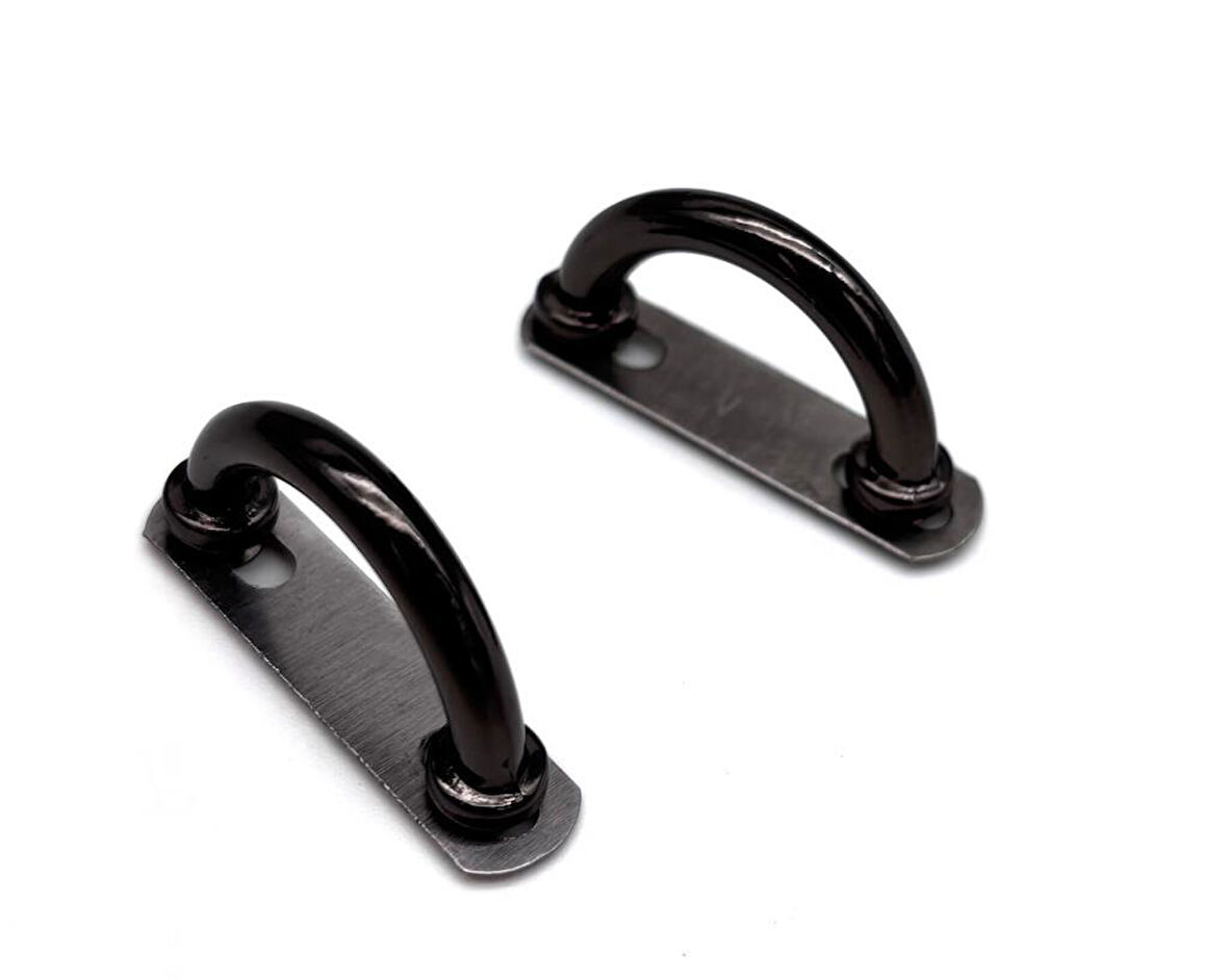 Angel Çanta Aksesuar Çift Köprü Aparatı Füme Renk  Oval Model 