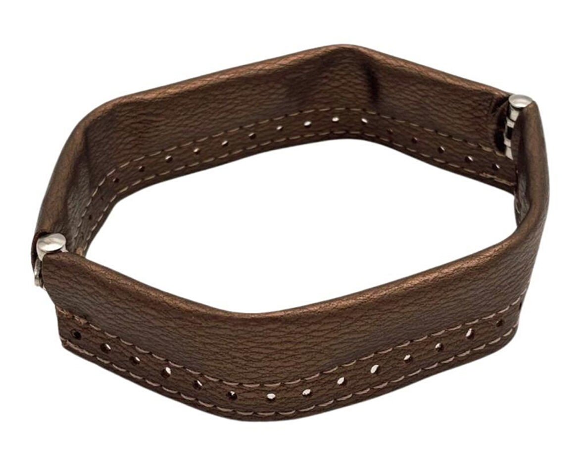 Angel Çanta Aksesuar Bakır Renk Derili Metal Çanta Ağzı 18 Cm