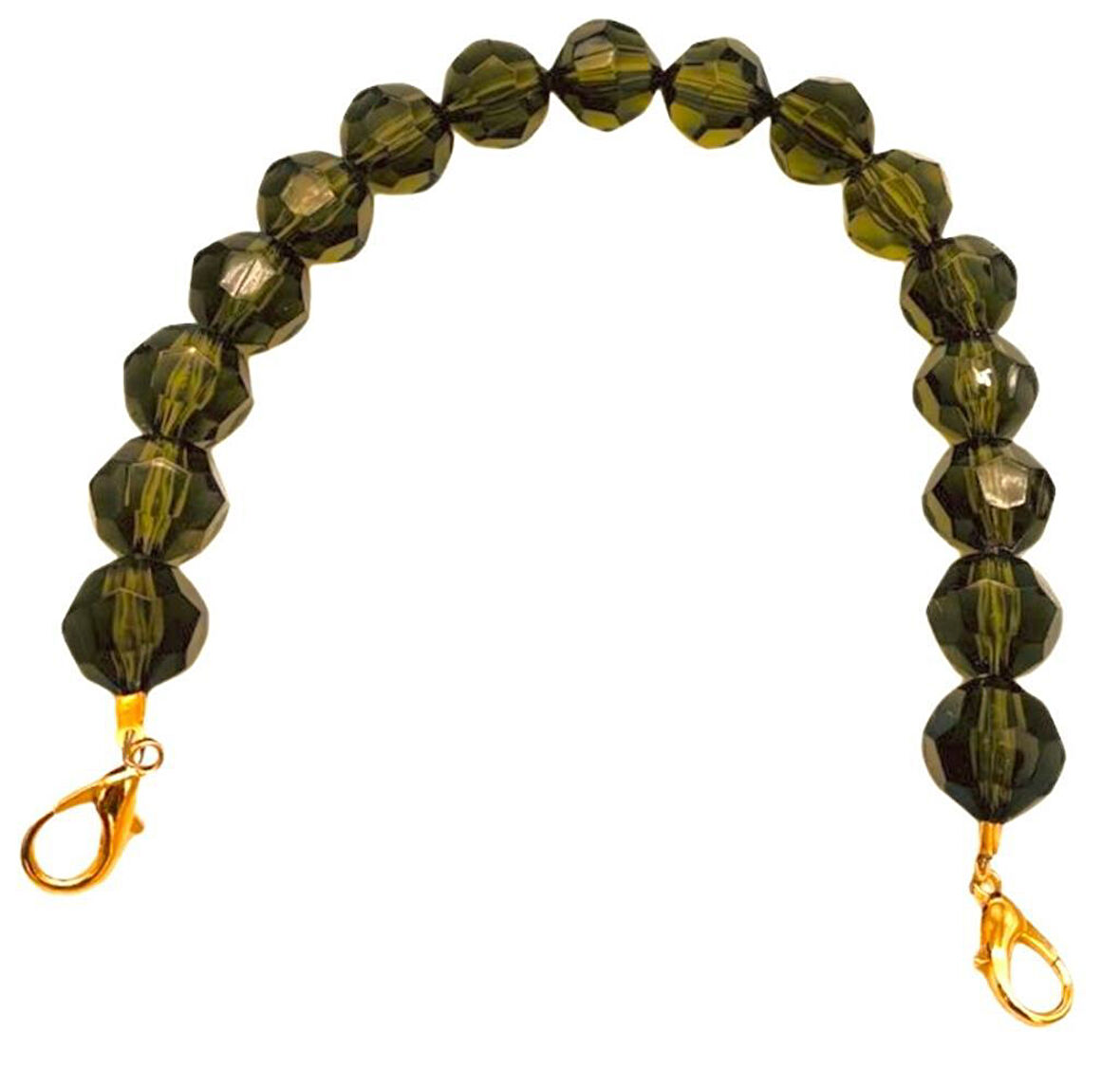 Angel Çanta Aksesuar 41 Cm Yeşil Petek Model  Çanta Sapı Light Metalli