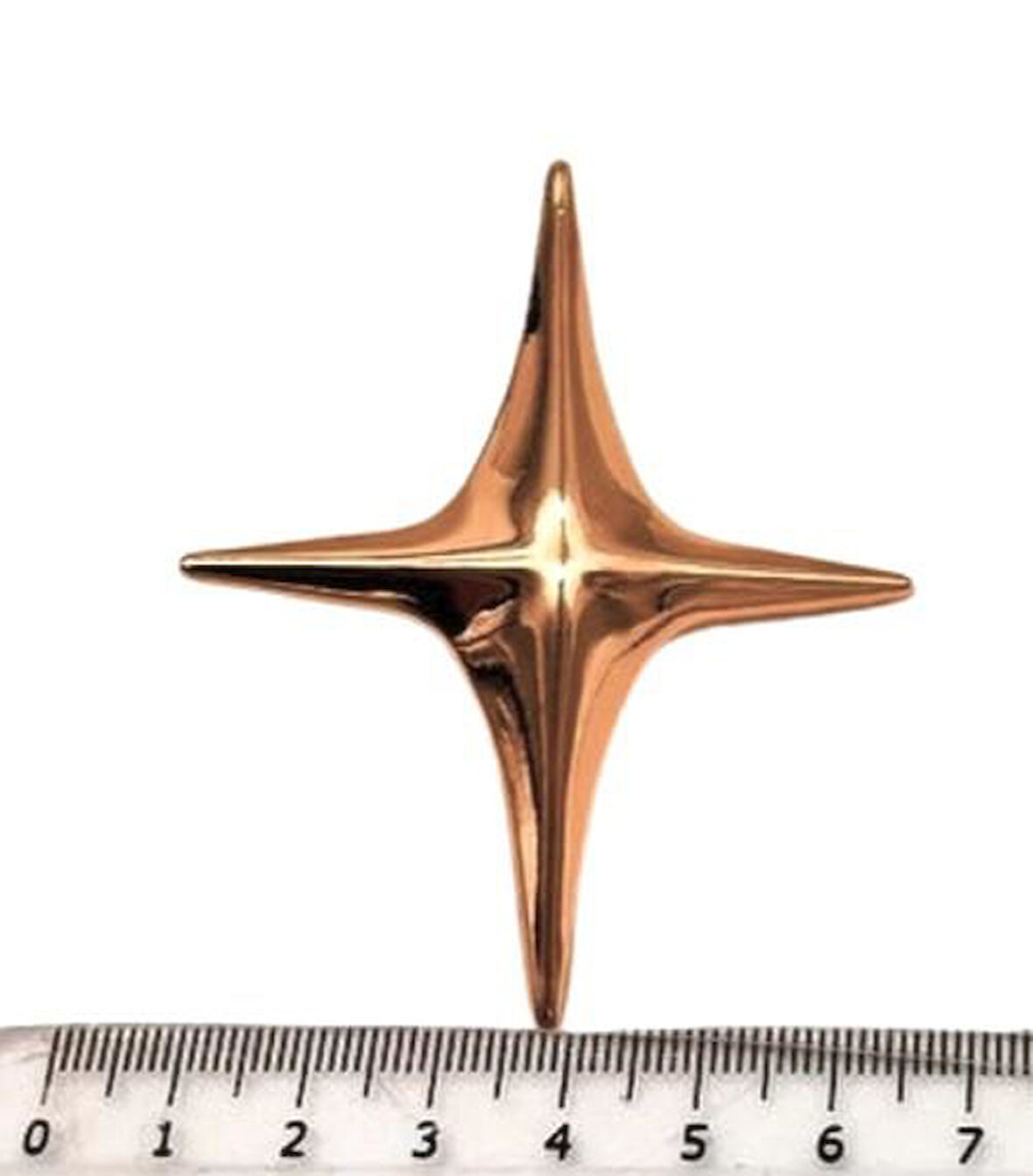 Angel Çanta Aksesuar Kuzey Yıldızı Model  Plaka Süs Light Gold Renk 