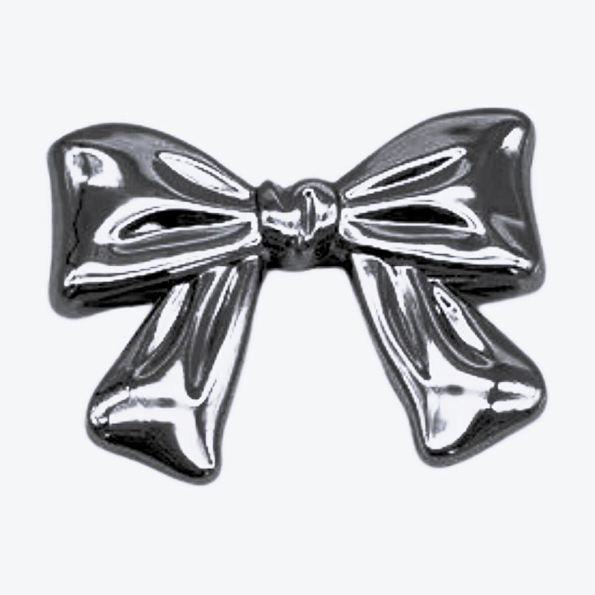 Angel Çanta Aksesuar 6x5 cm Kurdele Model Plaka Süs Gümüş Renk