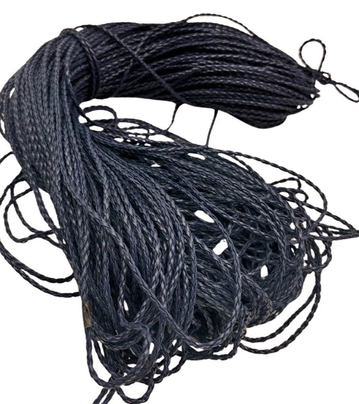 Angel Çanta Aksesuar Deri Tüp Örgü 3 mm 1 Metre Lacivert  Renk 