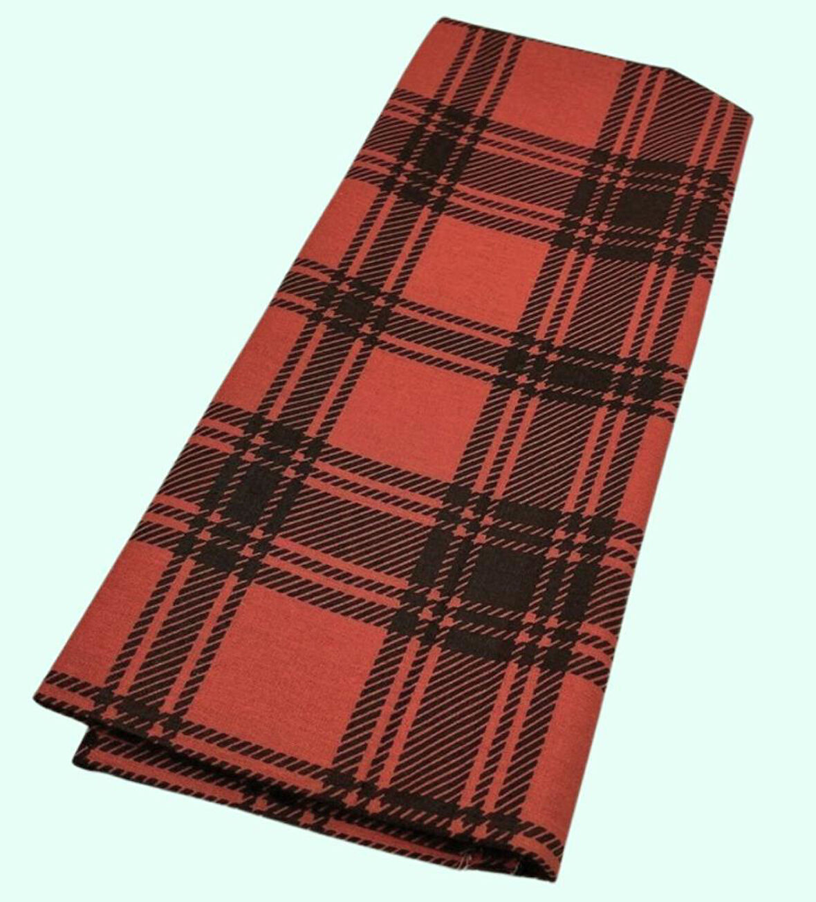 Angel Çanta Aksesuar 120x50 cm Pamuklu Astarlık Kumaş Taba Ekose Desen