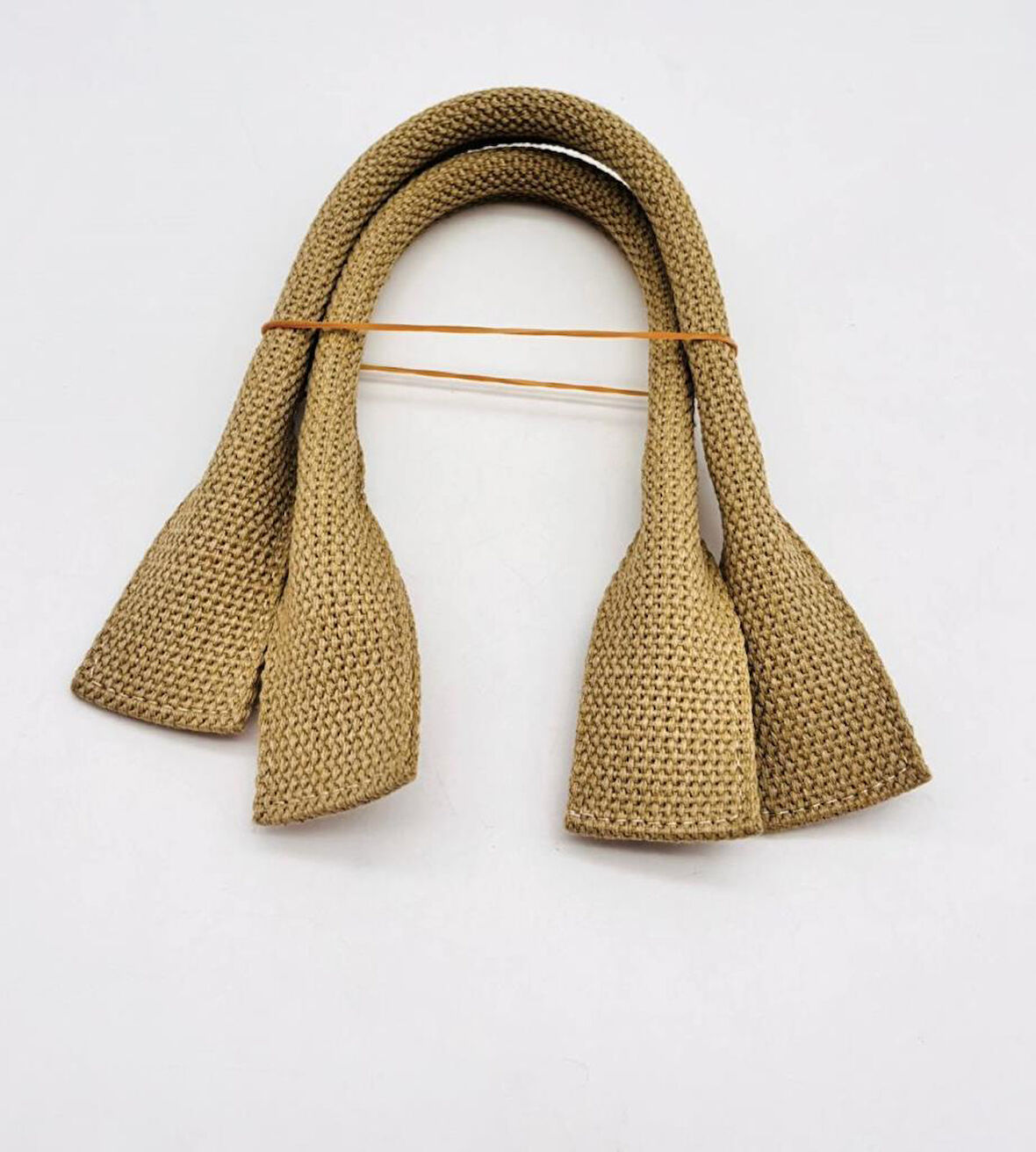 Angel Çanta Aksesuar Pamuklu Kolon Kısa Pelikan Model Küf Yeşili Renk Çanta Sapı