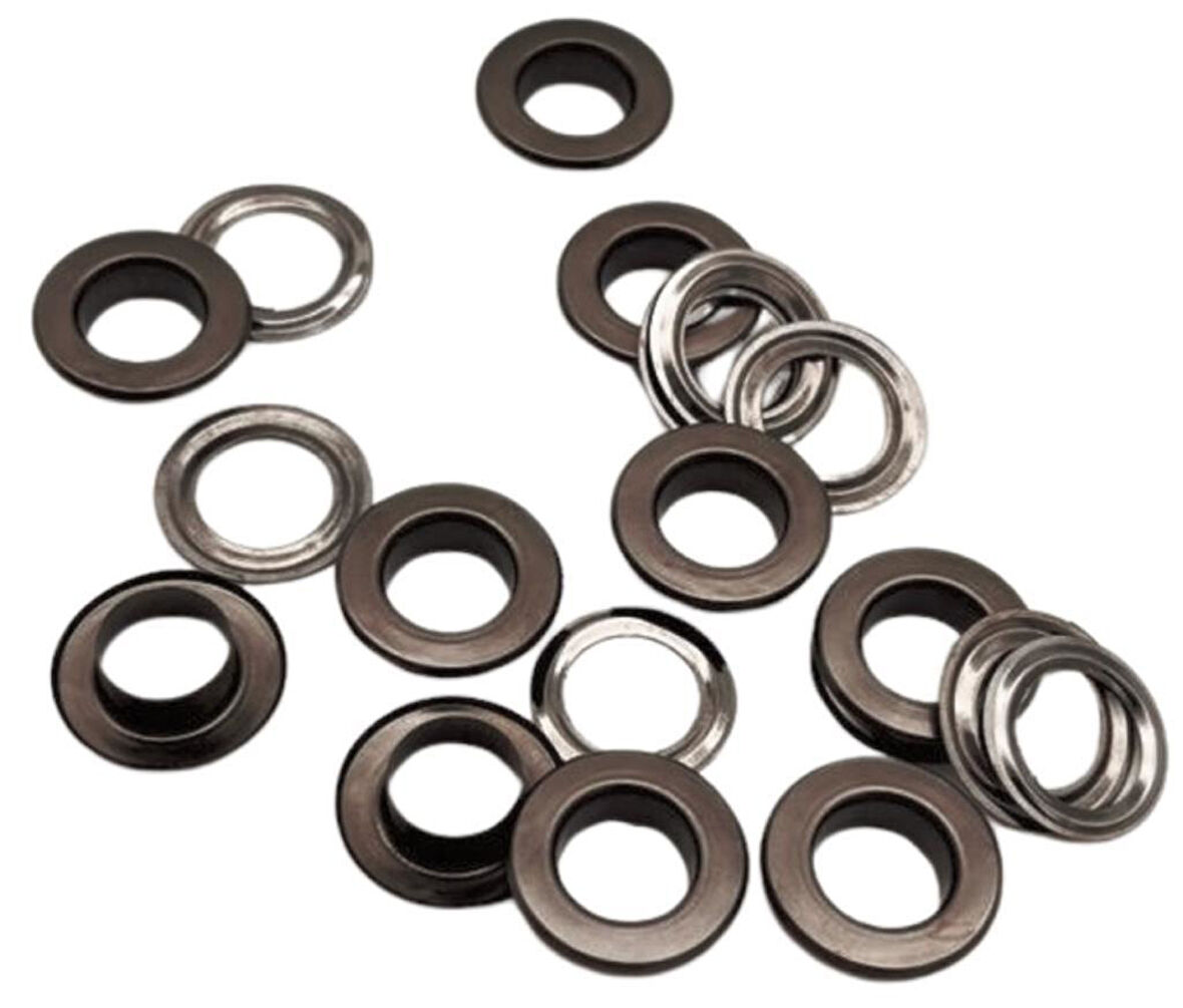 Angel Çanta Aksesuar Füme Renk 10'Lu Kuşgözü Kapsül 24 Numara (İç Ölçüsü 1 cm )