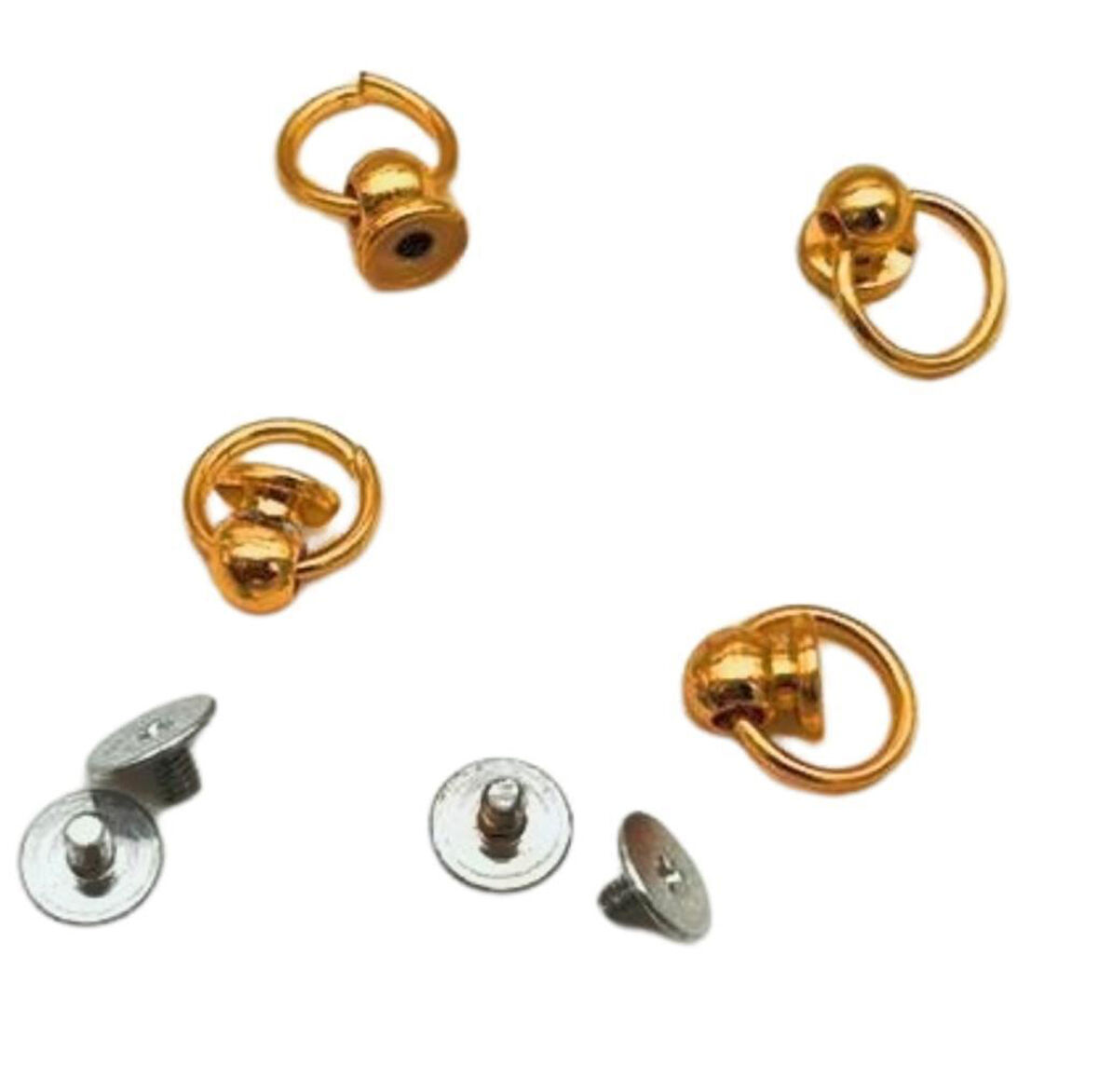 Angel Çanta Aksesuar Light Gold Vidalı Askı Küçük Boy 4 Adet