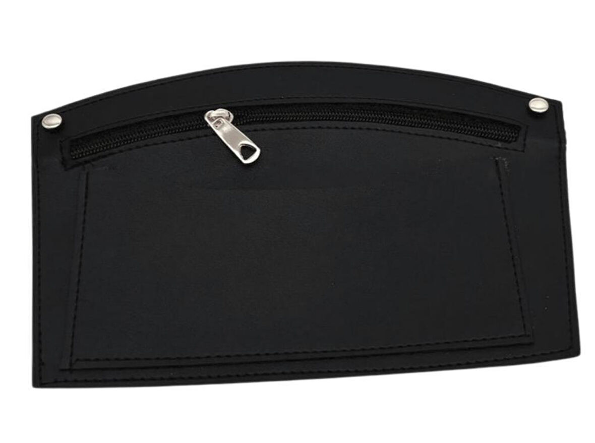 Angel Çanta Aksesuar 24x15 cm Siyah Renk Troklu Suni Deri Cep 