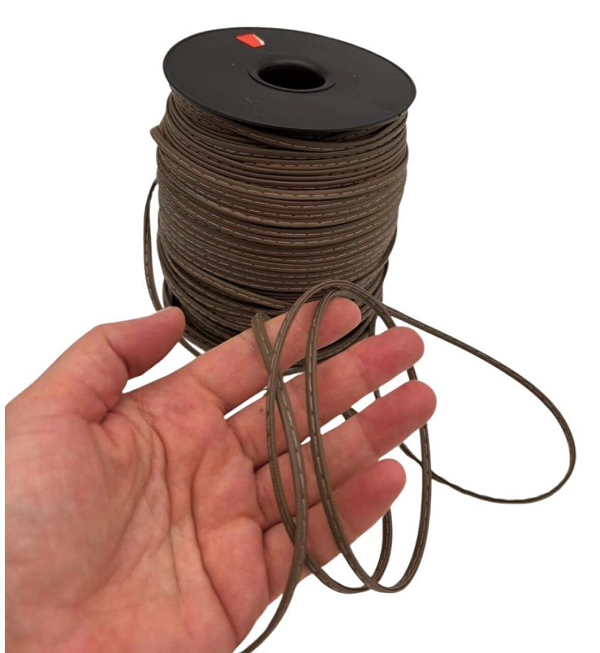 Angel Çanta Aksesuar 3 Mm Vizon Renk Suni Deri İp 2 metre