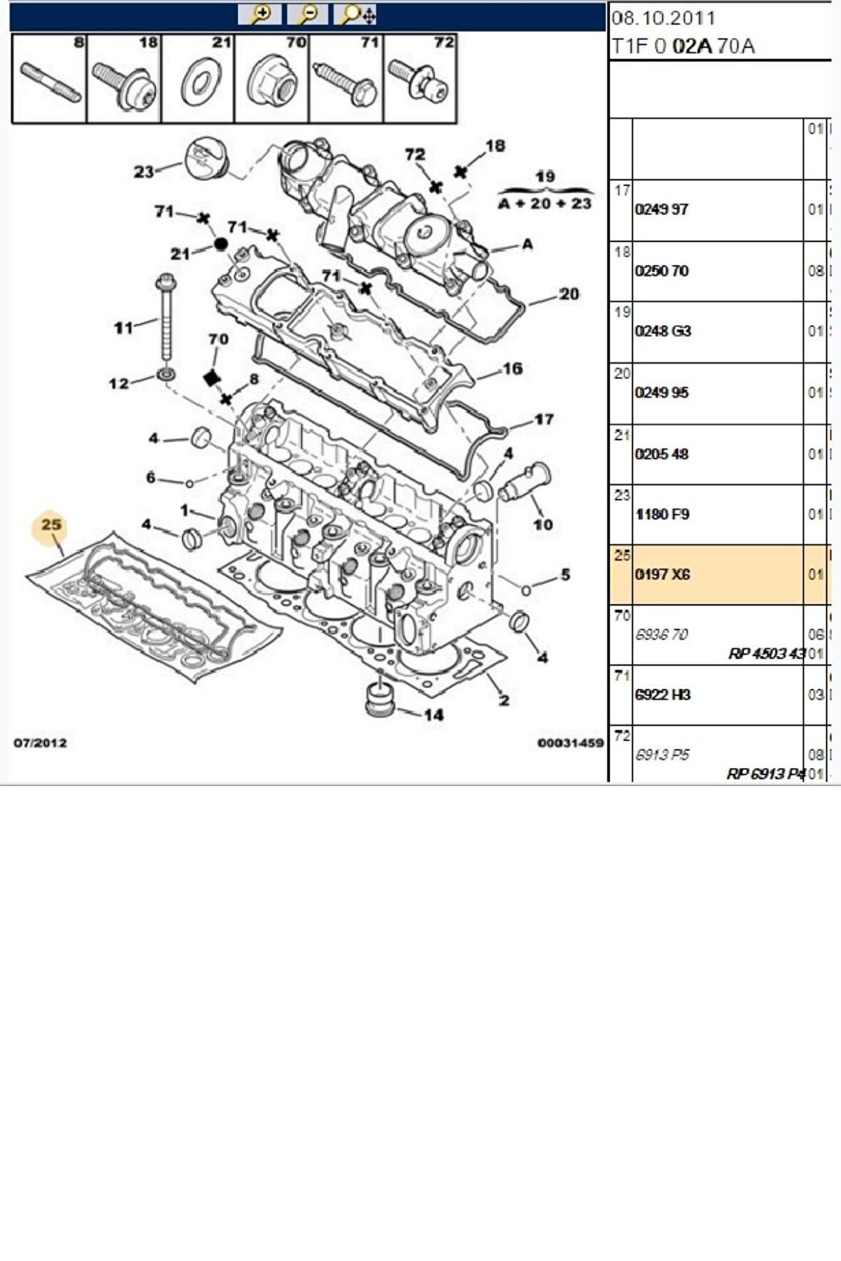 Takım Conta Partner Expert DW8 (0197X6-4C00910)