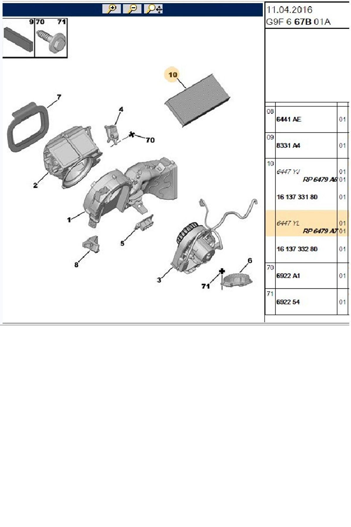 Polen Filtresi Scudo3 Expert III Jumpy III (6479A7-SCA787)