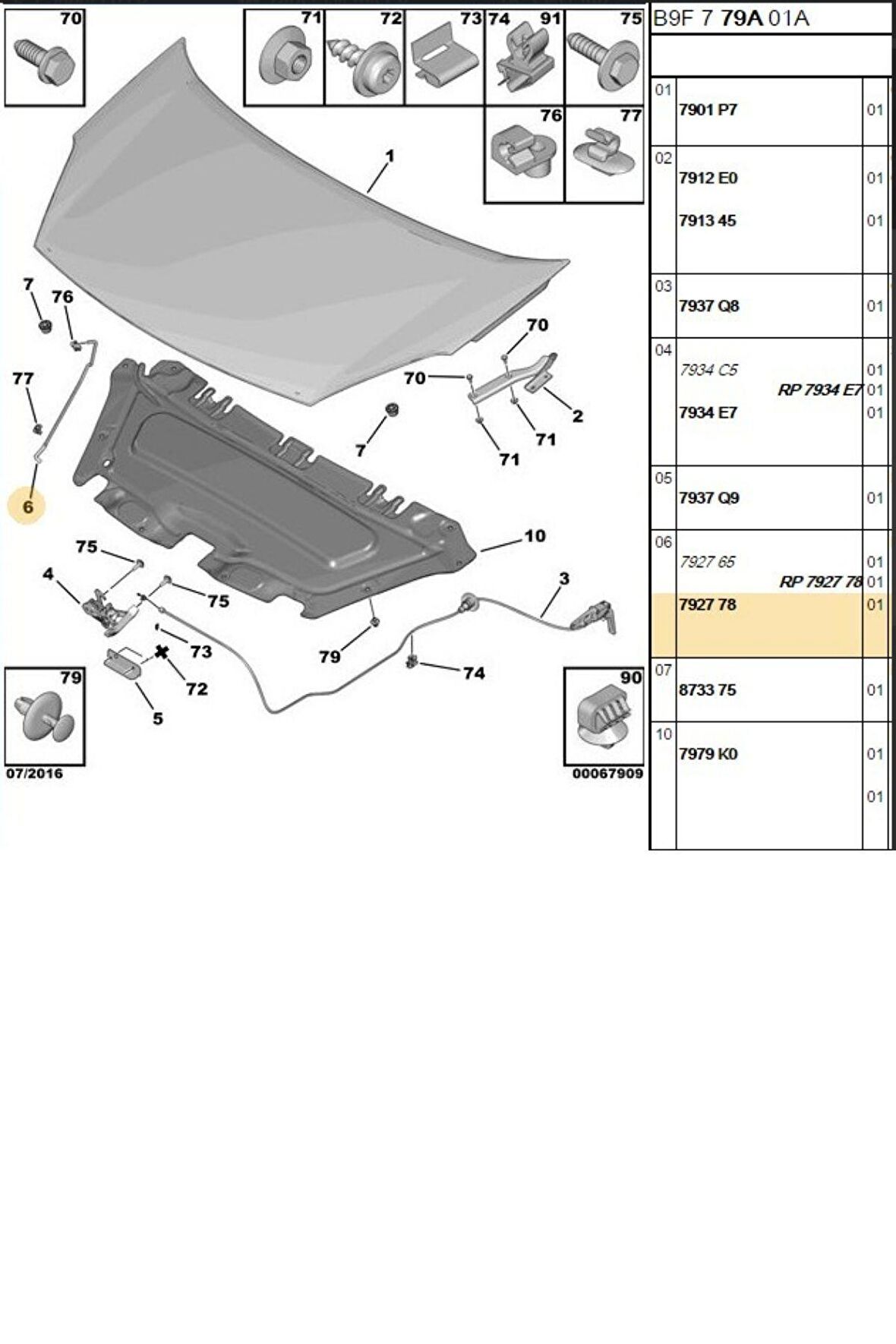 Kaput Demiri Partner Berlingo (792778-BPE309335)