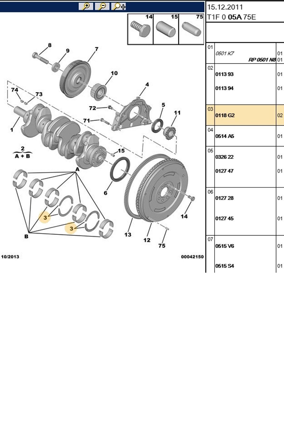 Ay Yatak STD Partner Expert 1,9 D 2.0 Hdı XUD9  DW8-DW10 (AY2085LC001-0118G2)