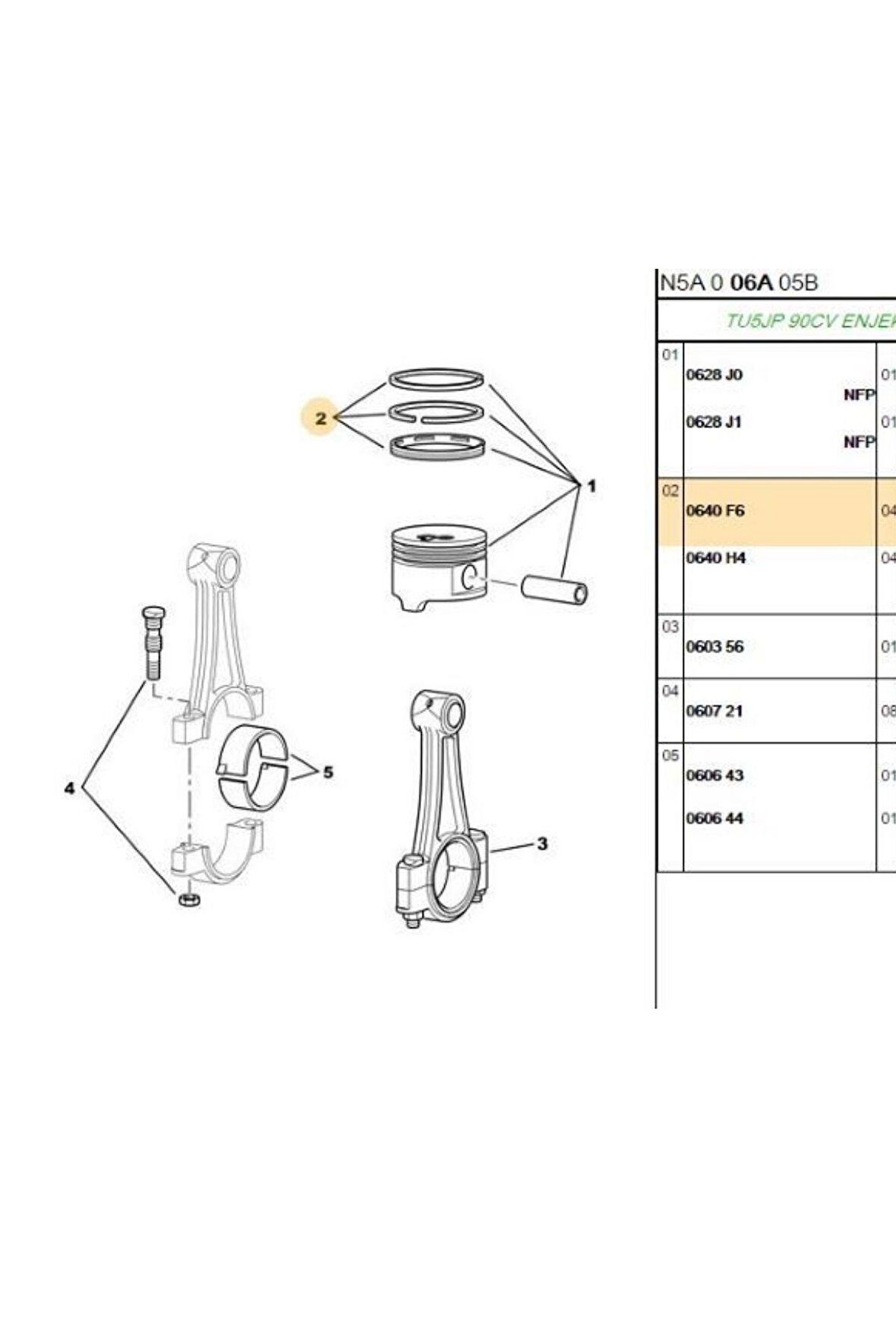 Sekman  STD 78,50MM 106 206 306 Xsara Saxo  (0610380000-0640F6)