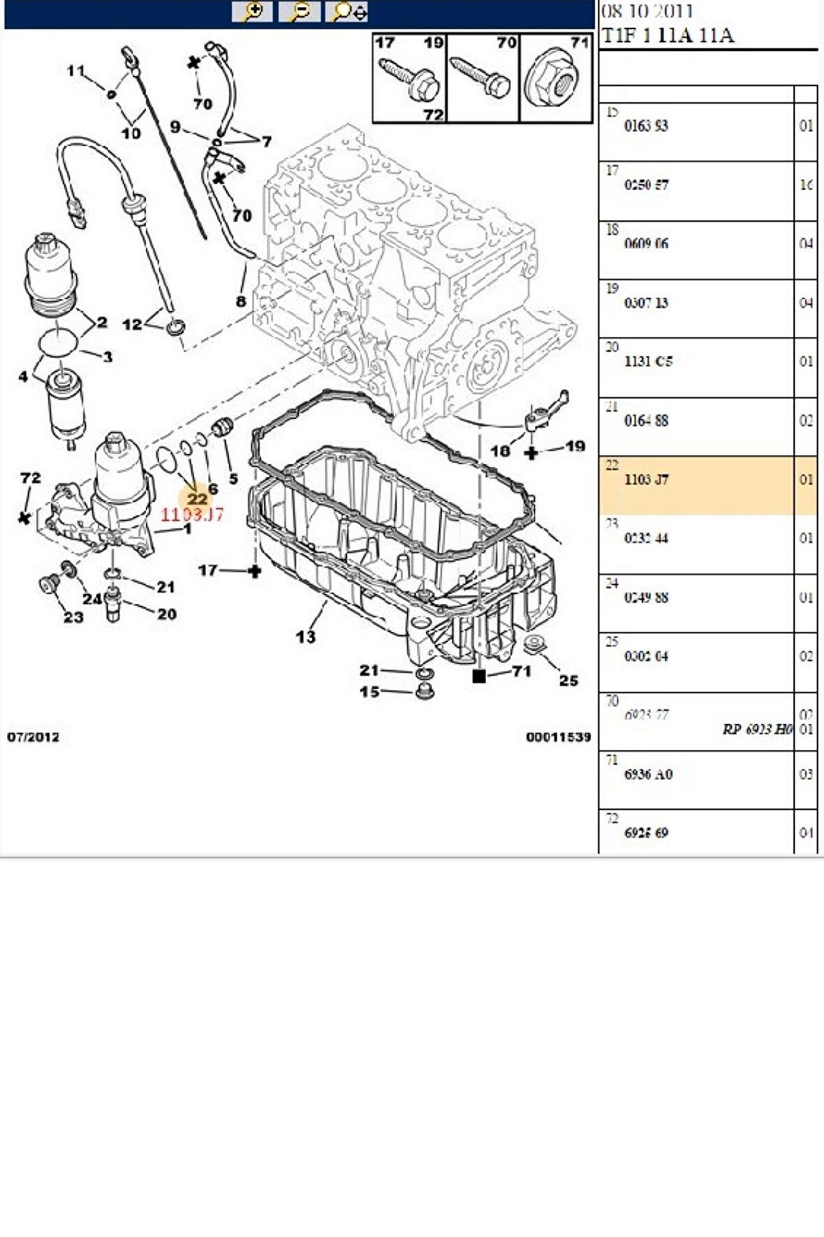 Yağ Filtre Kutu Contası Partner-206-306-307 (1103J7-BPE259013)