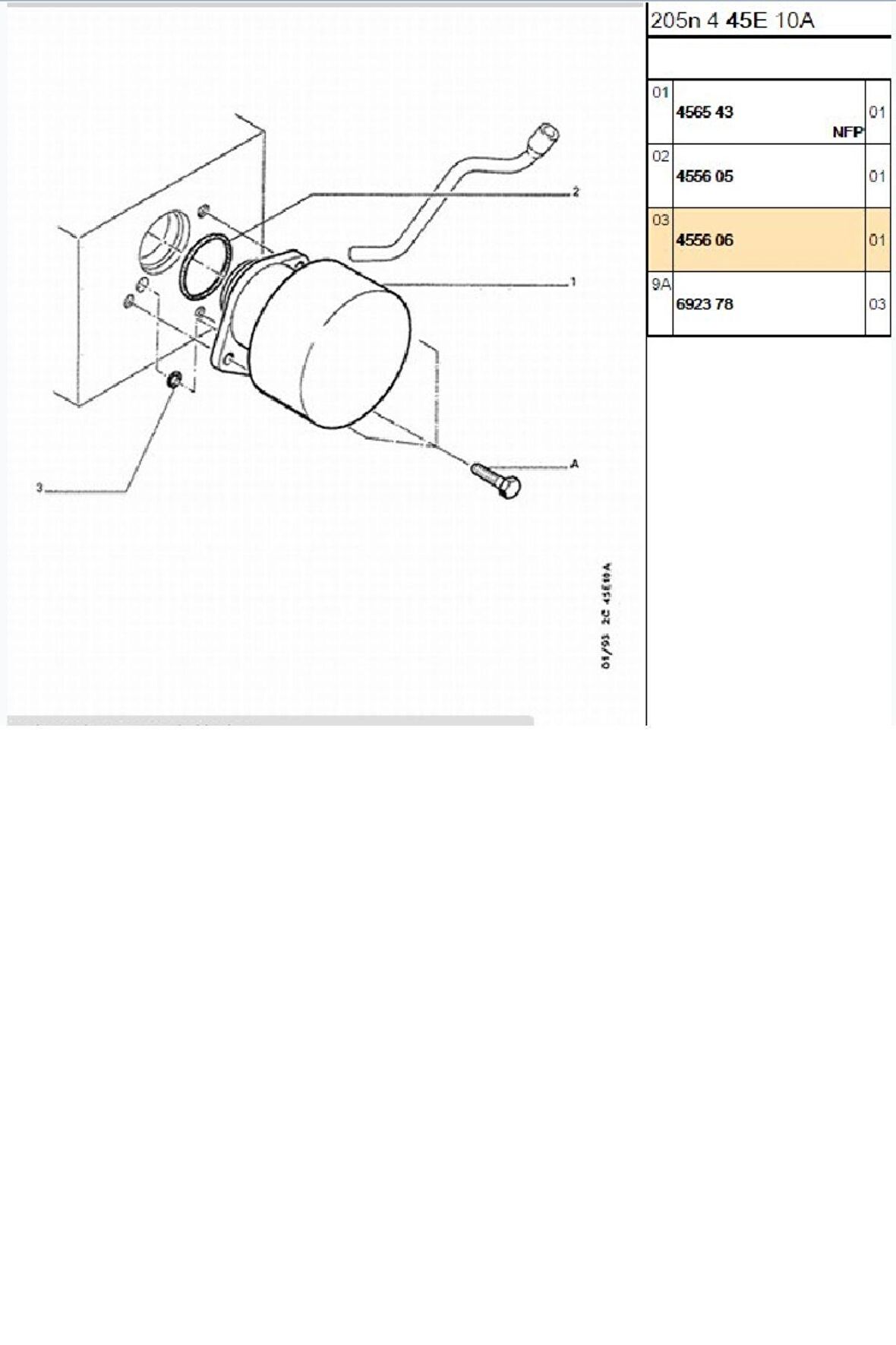 Vakum Oring Berlingo Jumper Jumpy Xsara Xantia  DW8 (455606)