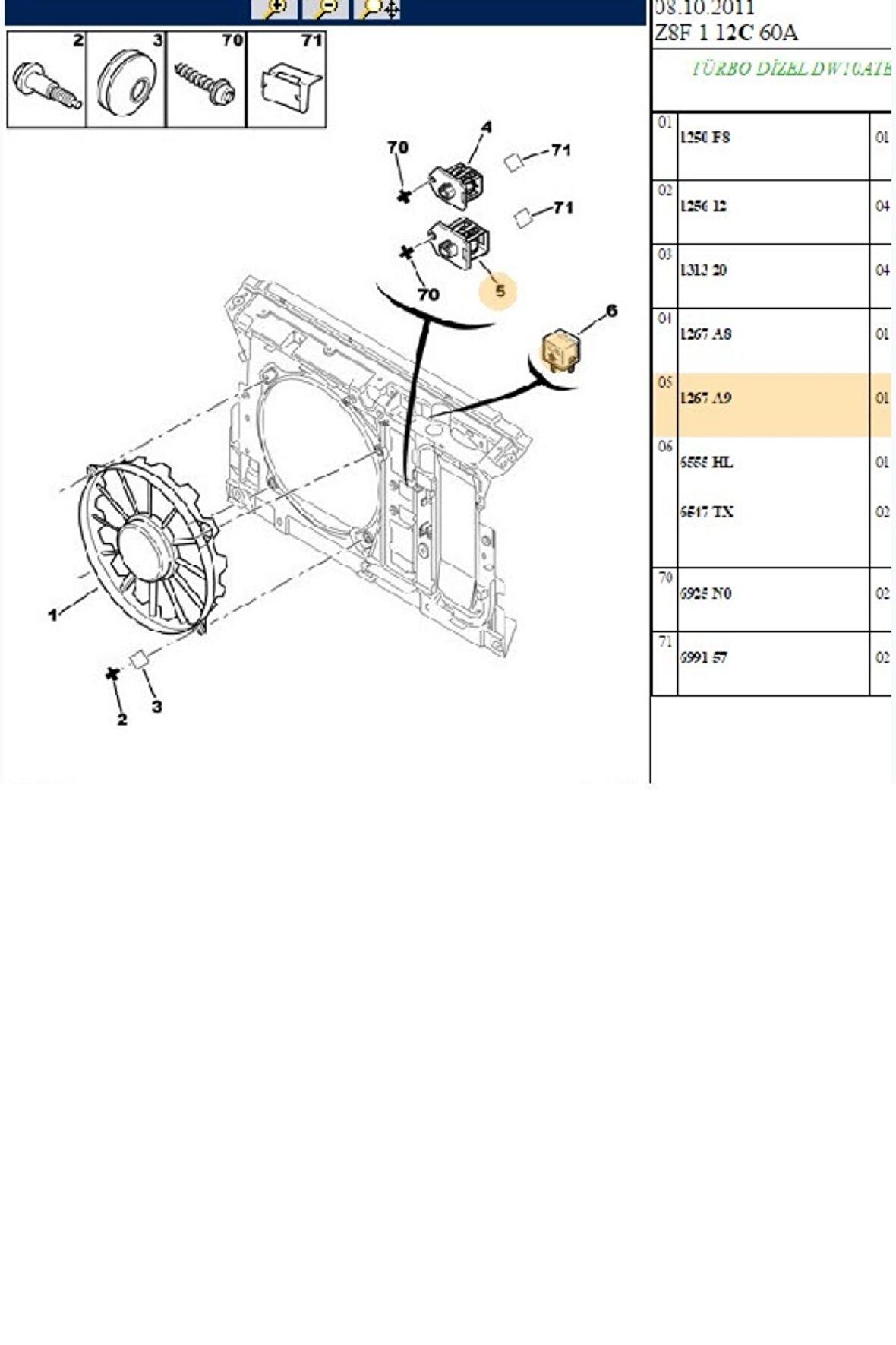 Fan Rezistansı 406 607 807 Partner Xsara Berlingo (1267A9-HLR100032)