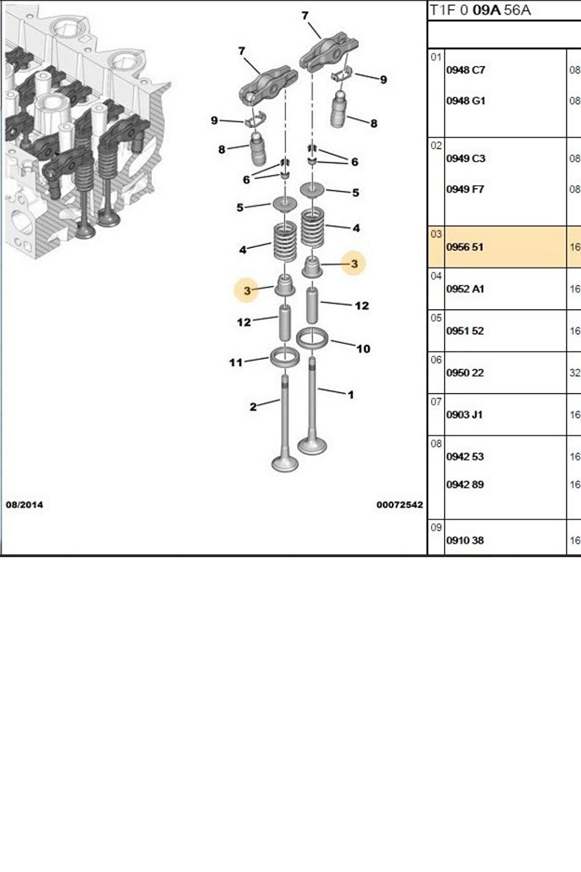 Subap Lastiği C3 C4 C5 Xsara Berlingo 16HDI DW6 (4S047V-095651)