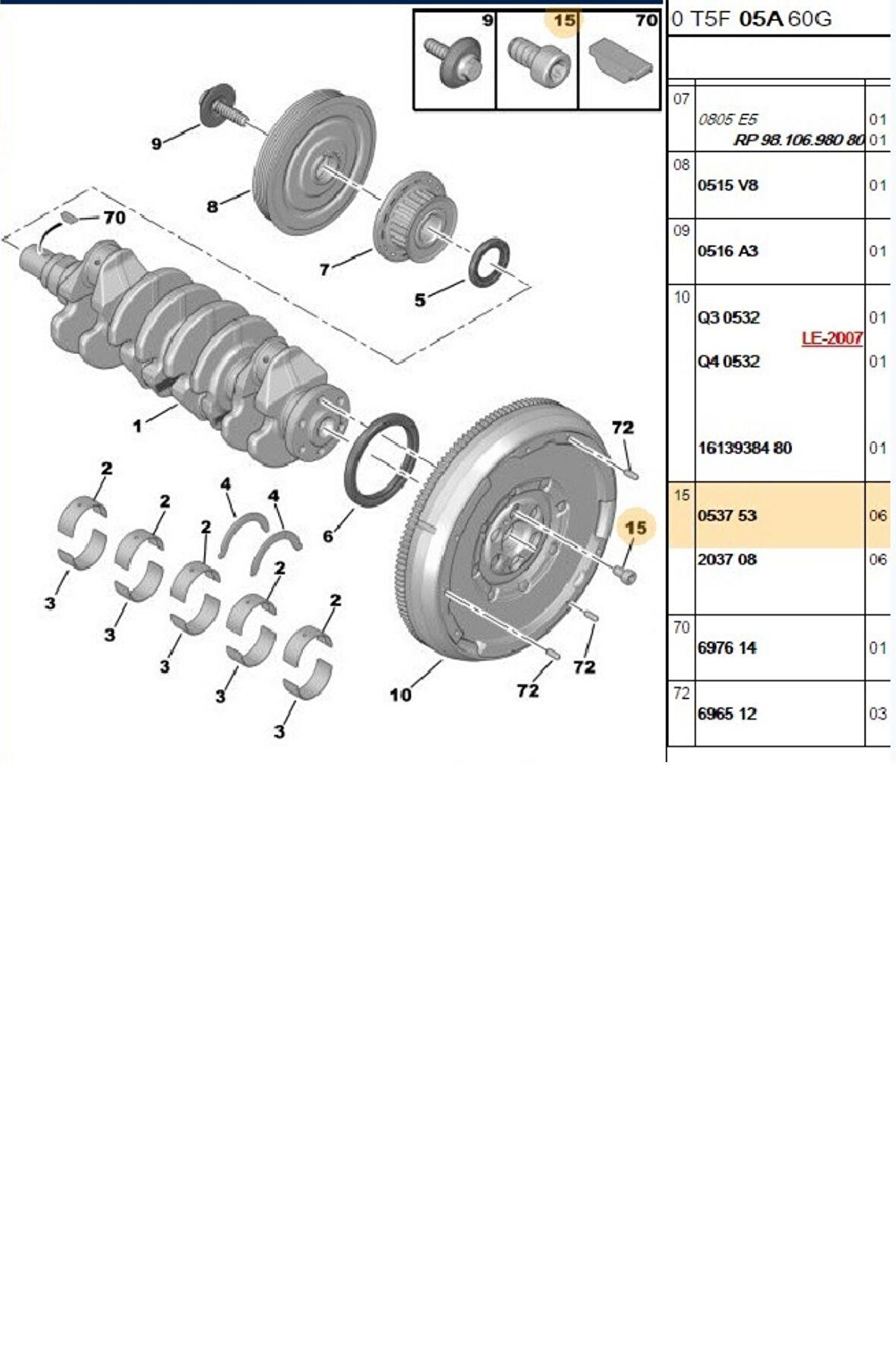 Volan Civatası 207 307 407 C2 C3 C4 C5 (053753)