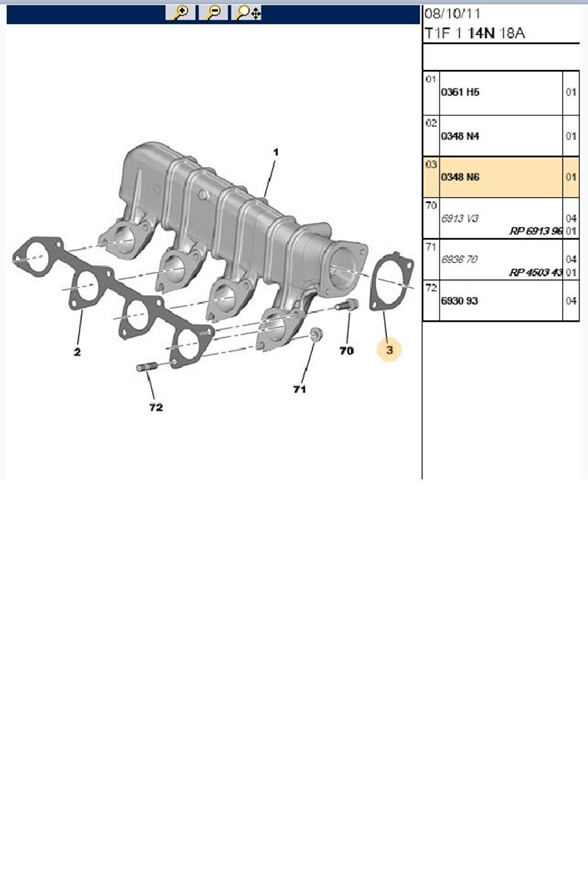 Emme Manifold Contası 307 406 Partner Expert Berlingo Jumpy (0348N6)