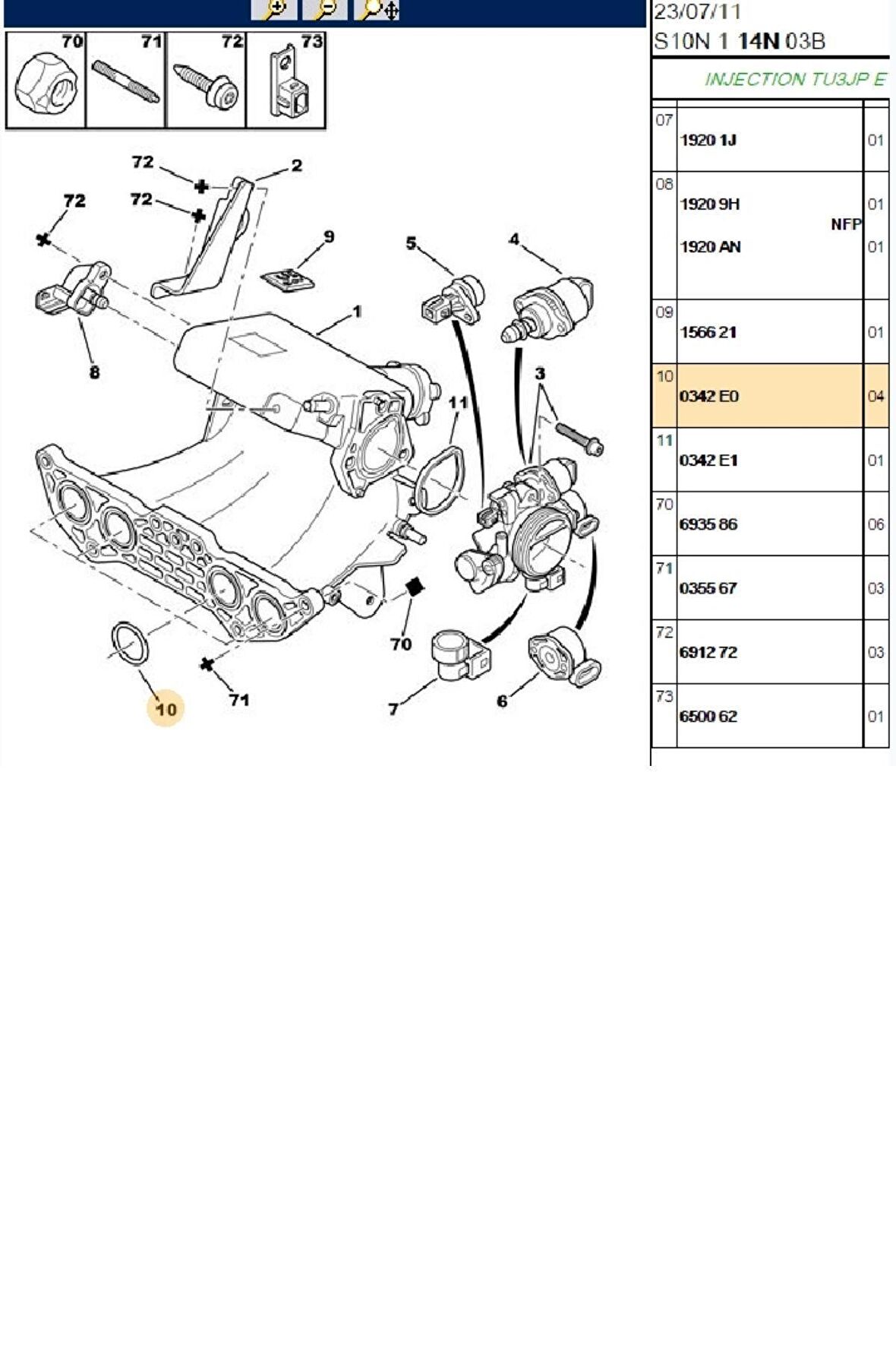 Emme Manifold Contası 106 206 306 (713524700-H71464-0342E0)