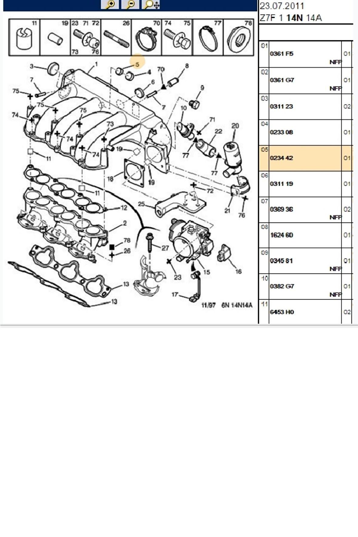 Silindir Kapak Tapası 206 207 301 307 308 Bipper Partner Tepee C2 C3 Nemo Berlingo (023442)