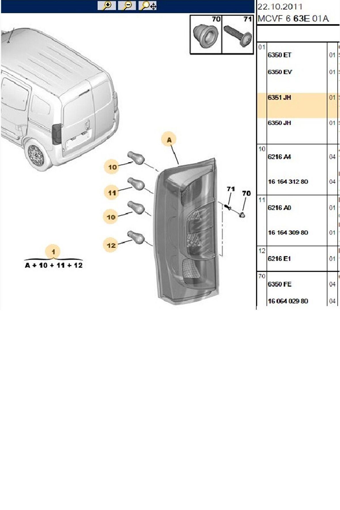 Sağ Stop Tek Kapı Bipper Nemo (610388-6351JH)
