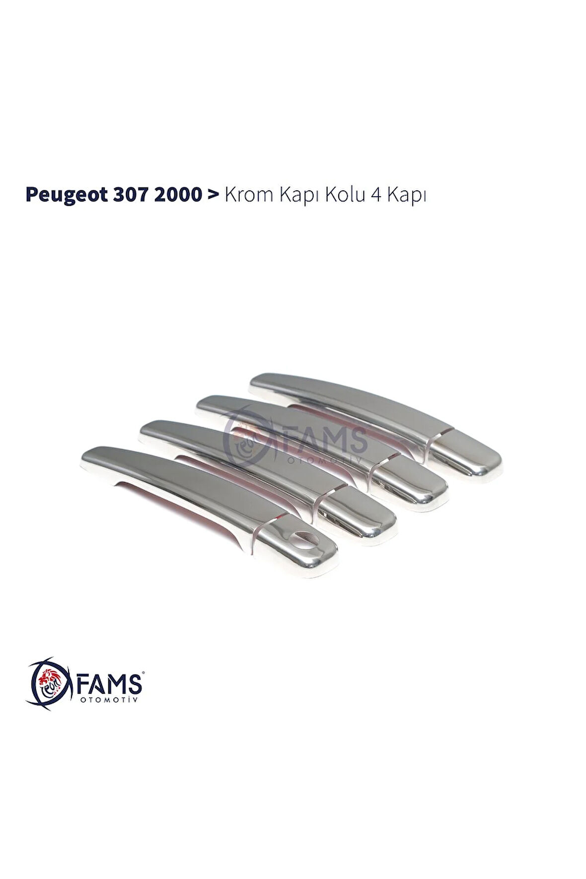 Peugeot 307 Krom Kapı Kolu 4 Kapı 2000 Üzeri P. Çelik