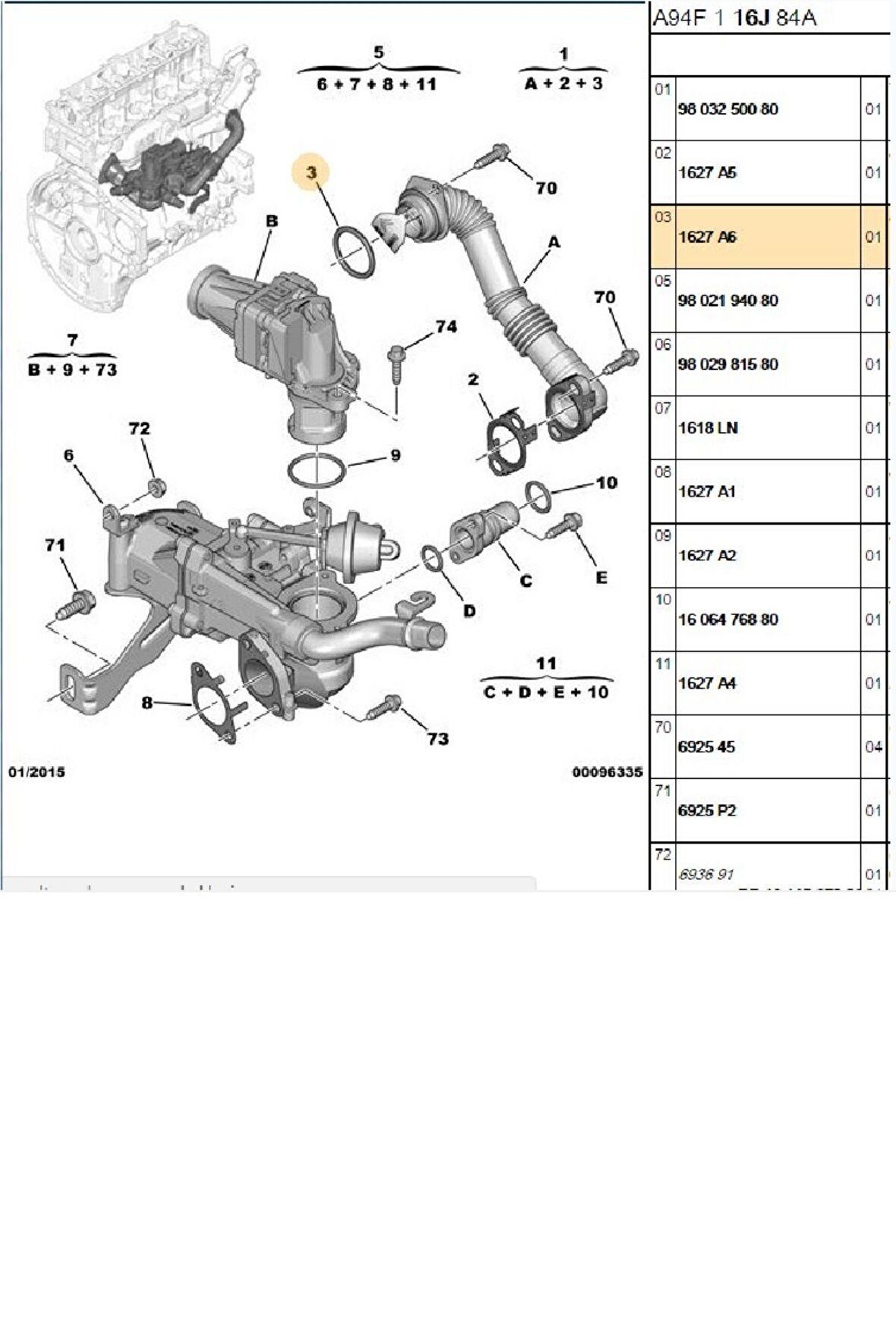 Egr Ara Conta EURO5 (1627A6)